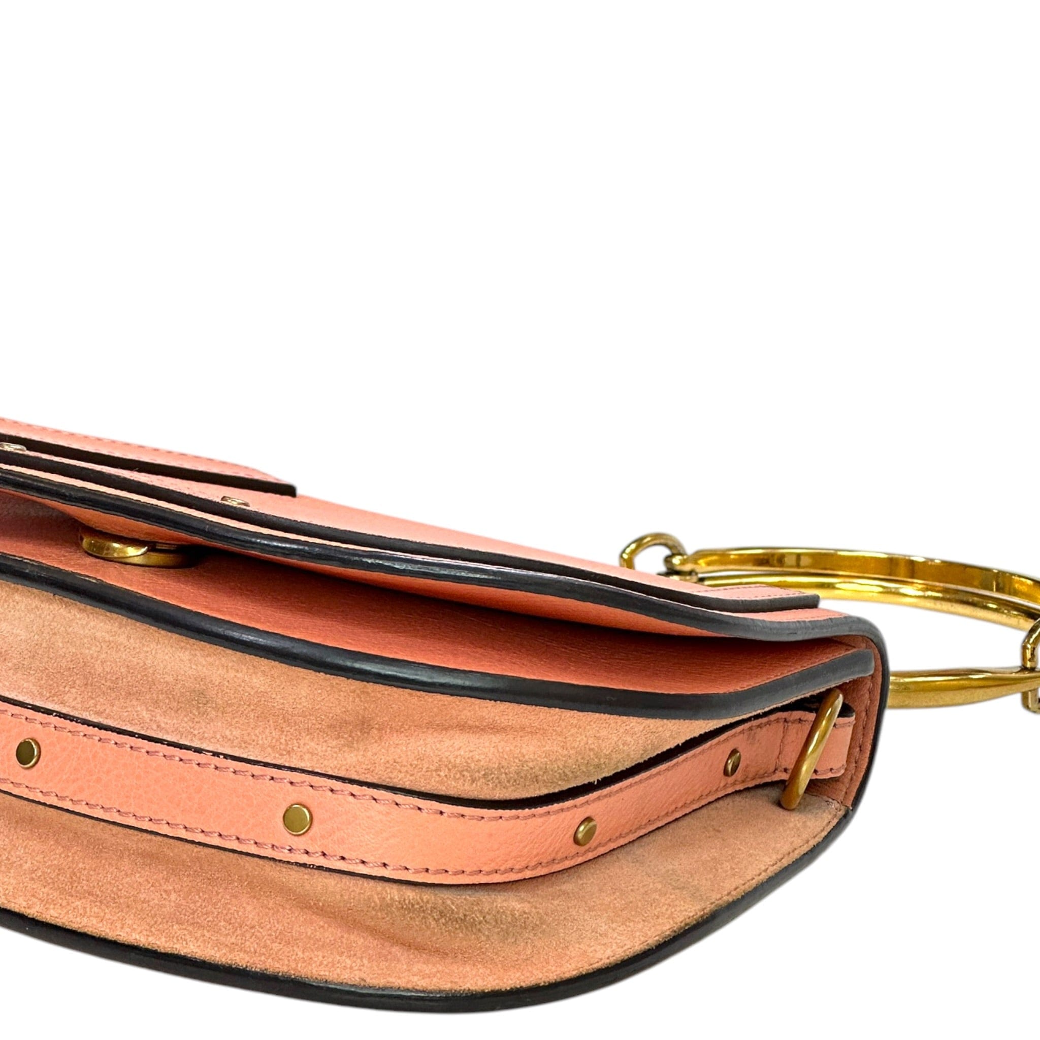 Chloé Nile Bracelet Bag Small Pink Leather