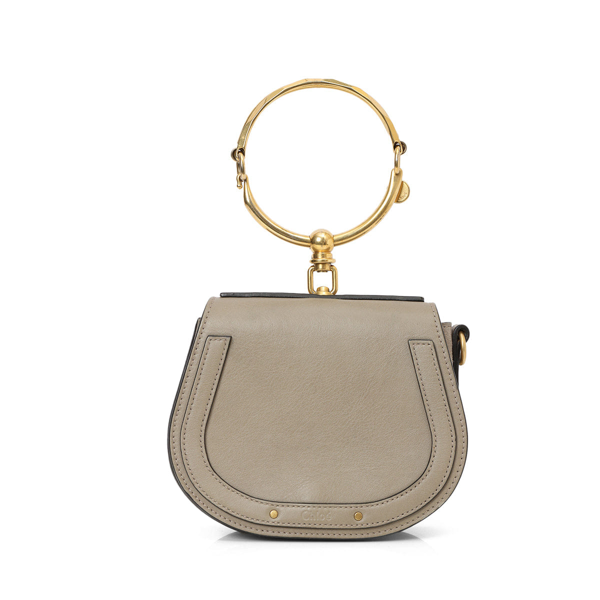 Chloe Nile Leather/ Suede Bracelet Bag One Size