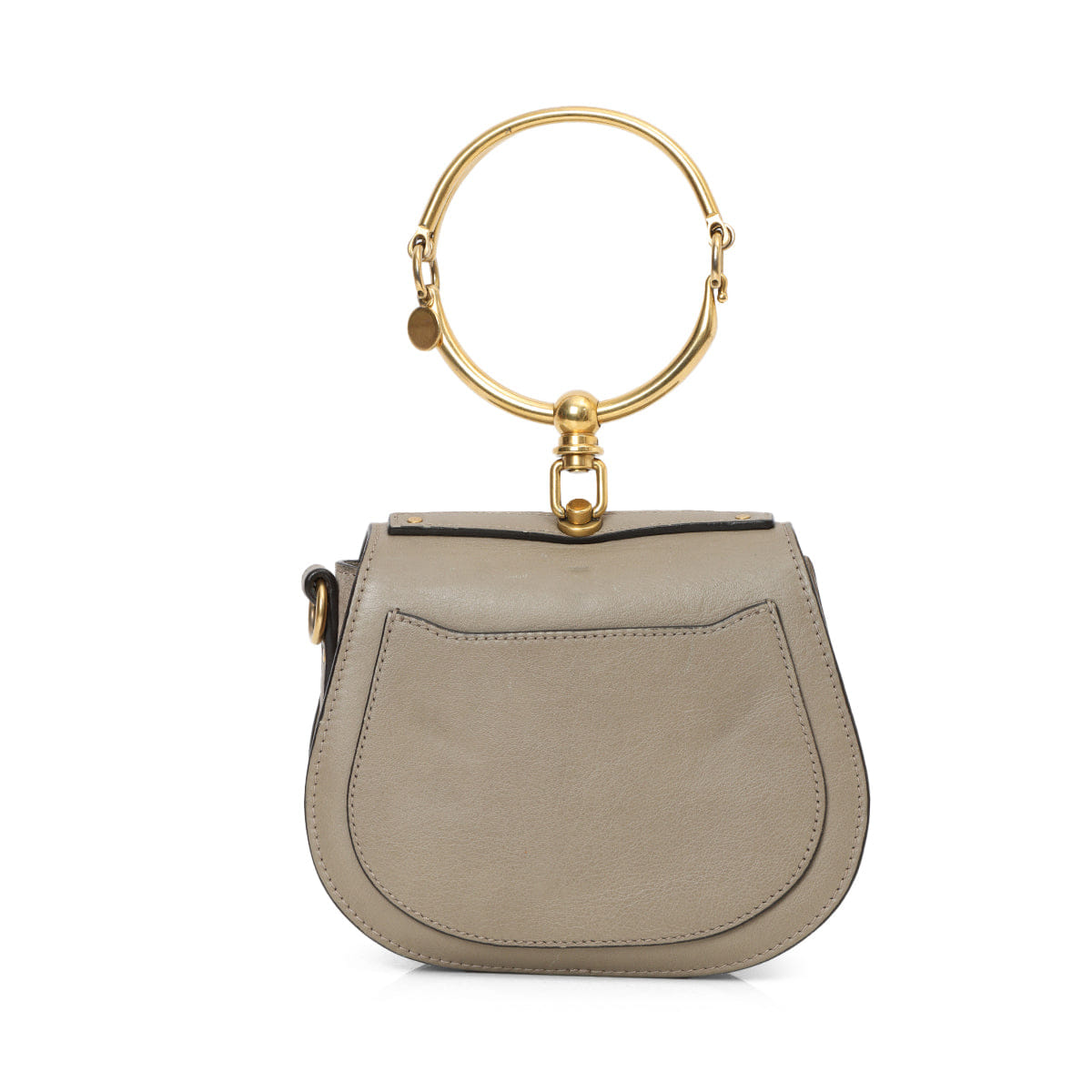 Chloe Nile Leather/ Suede Bracelet Bag One Size