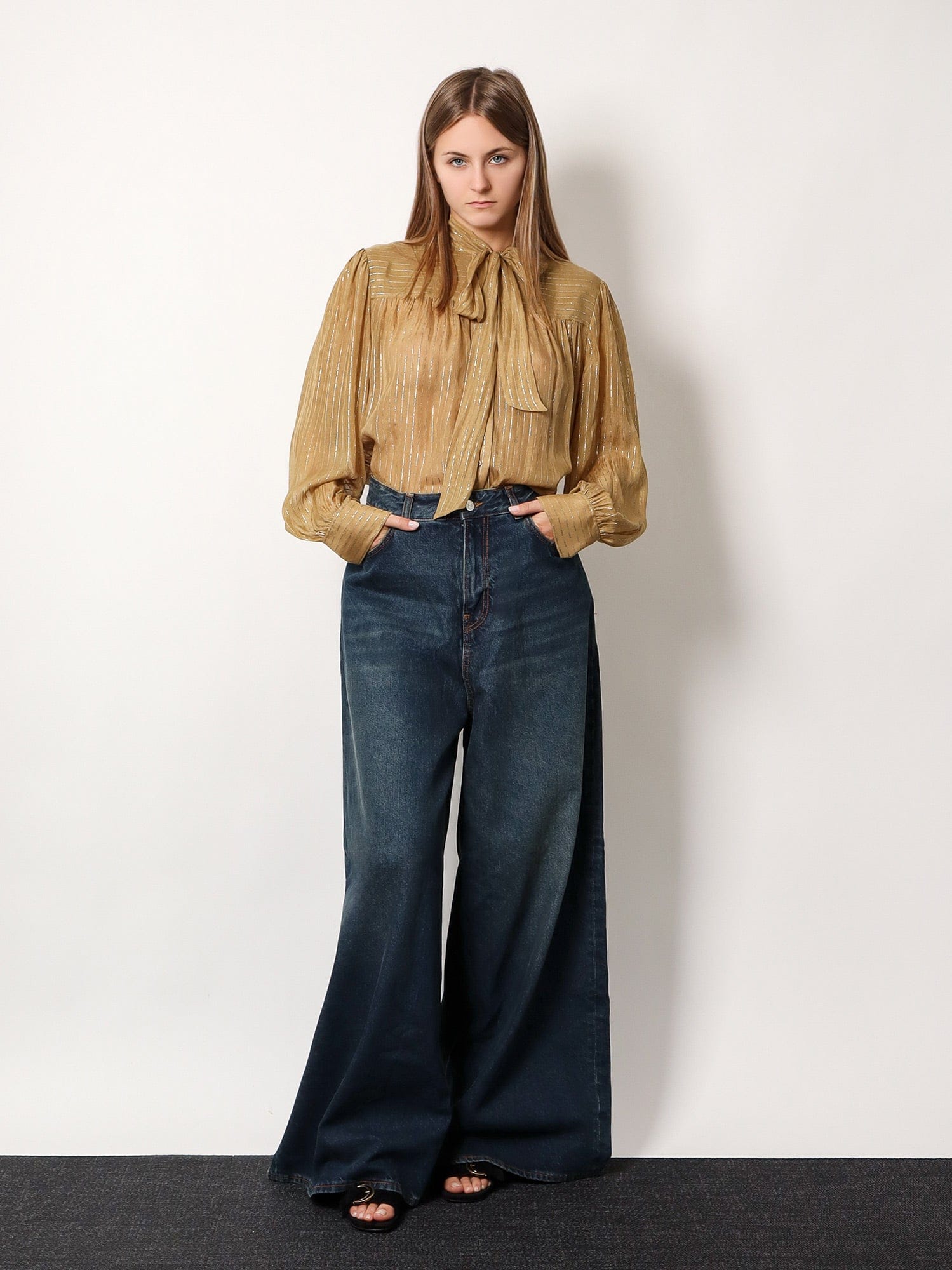 Chloe Silk shirt with lurex details