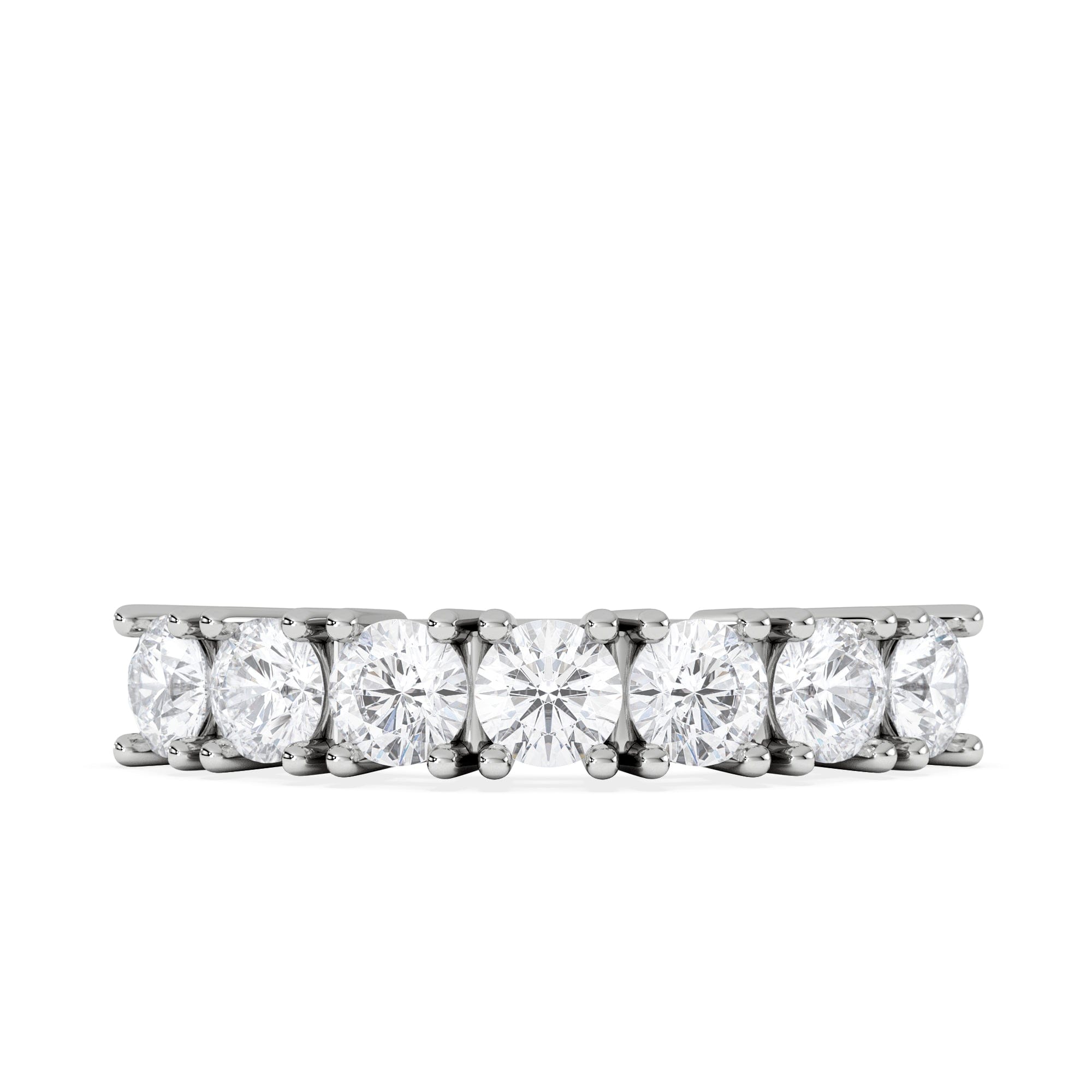 Chloe Platinum 7 Stone Diamond Eternity Ring 1.00CT H/SI
