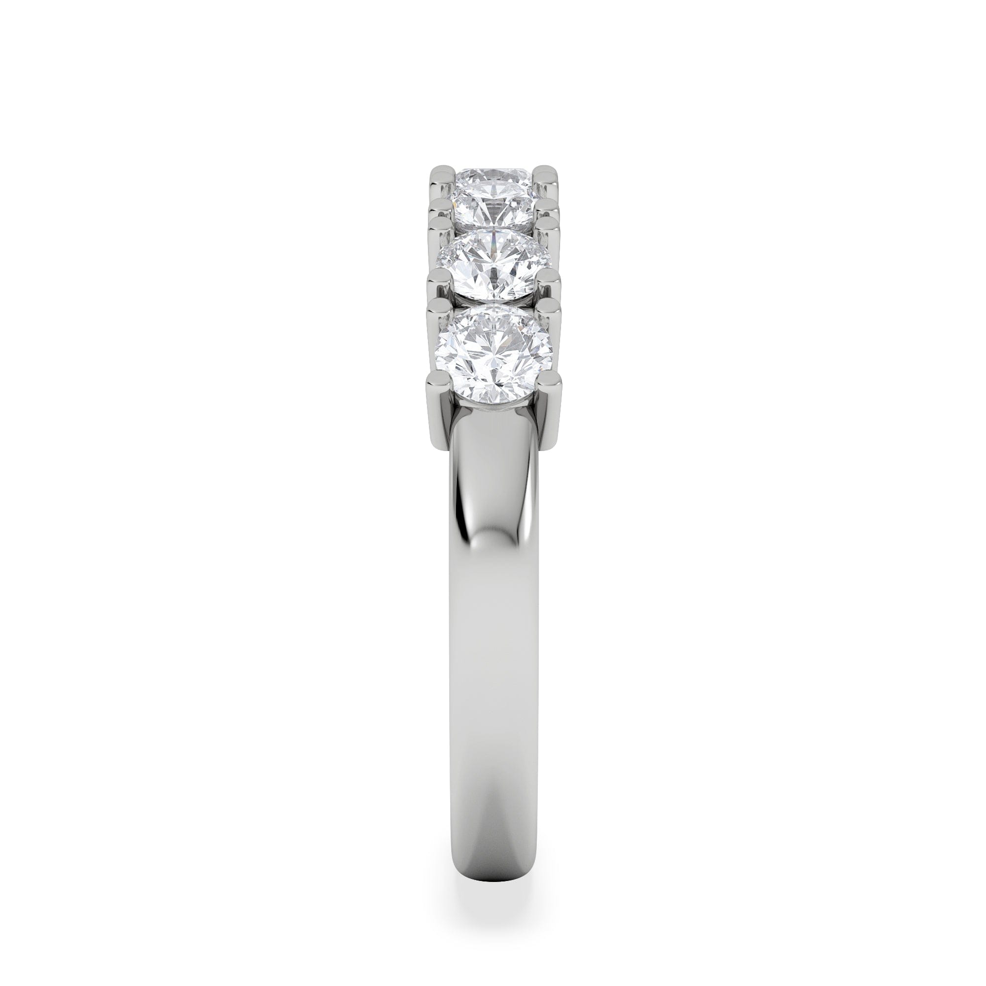 Chloe Platinum 7 Stone Diamond Eternity Ring 1.00CT H/SI