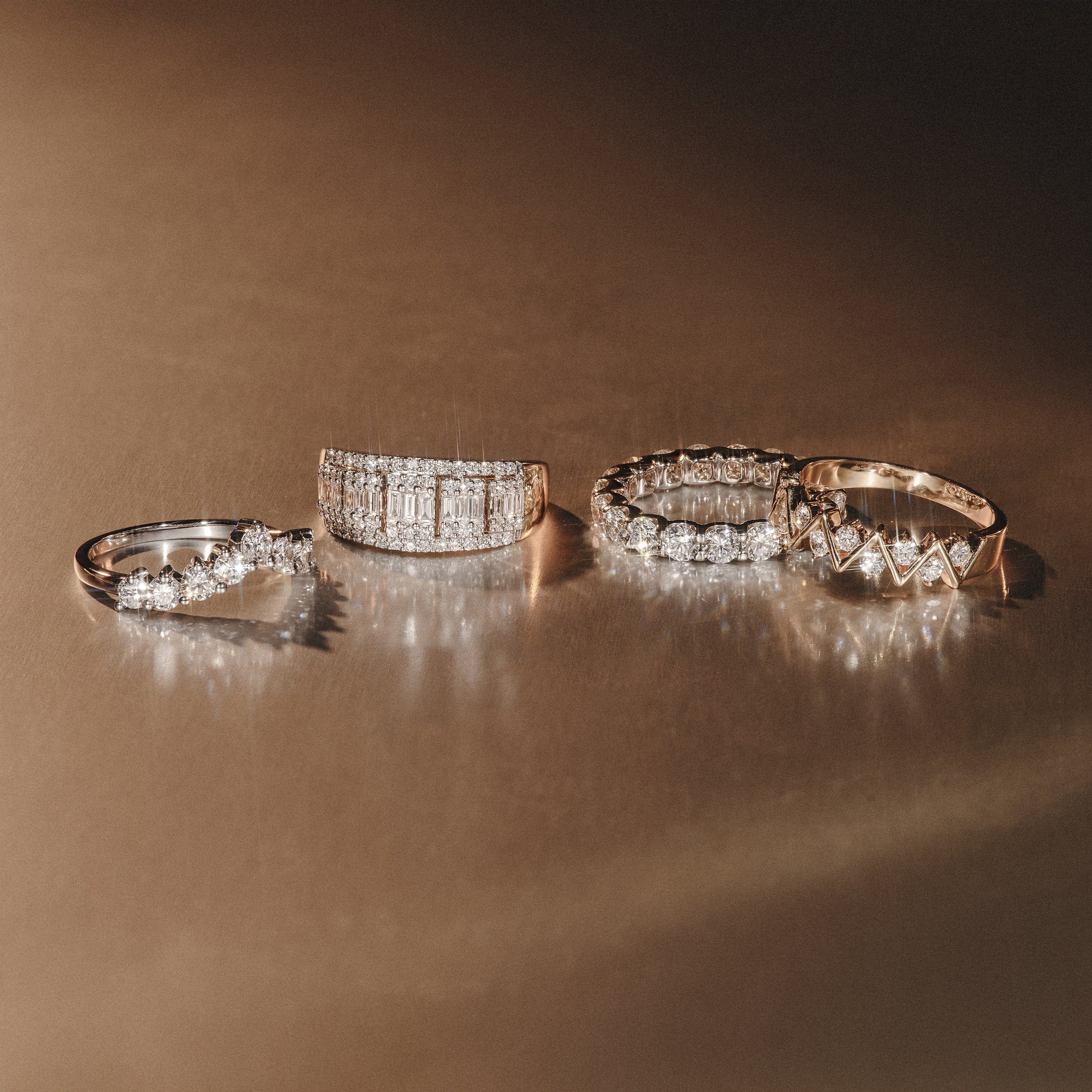 Chloe Lab Diamond Eternity Ring 18K White Gold Claw Set 2.00ct G/Vs