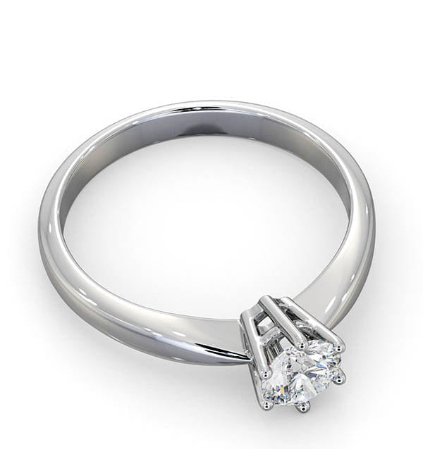 Chloe Certified 0.50CT Chloe High Platinum Engagement Ring G/SI1