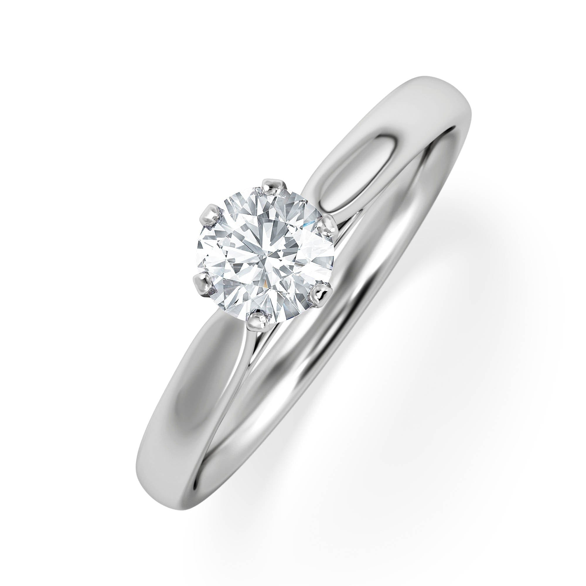 Chloe Certified 0.50CT Chloe High Platinum Engagement Ring G/VS