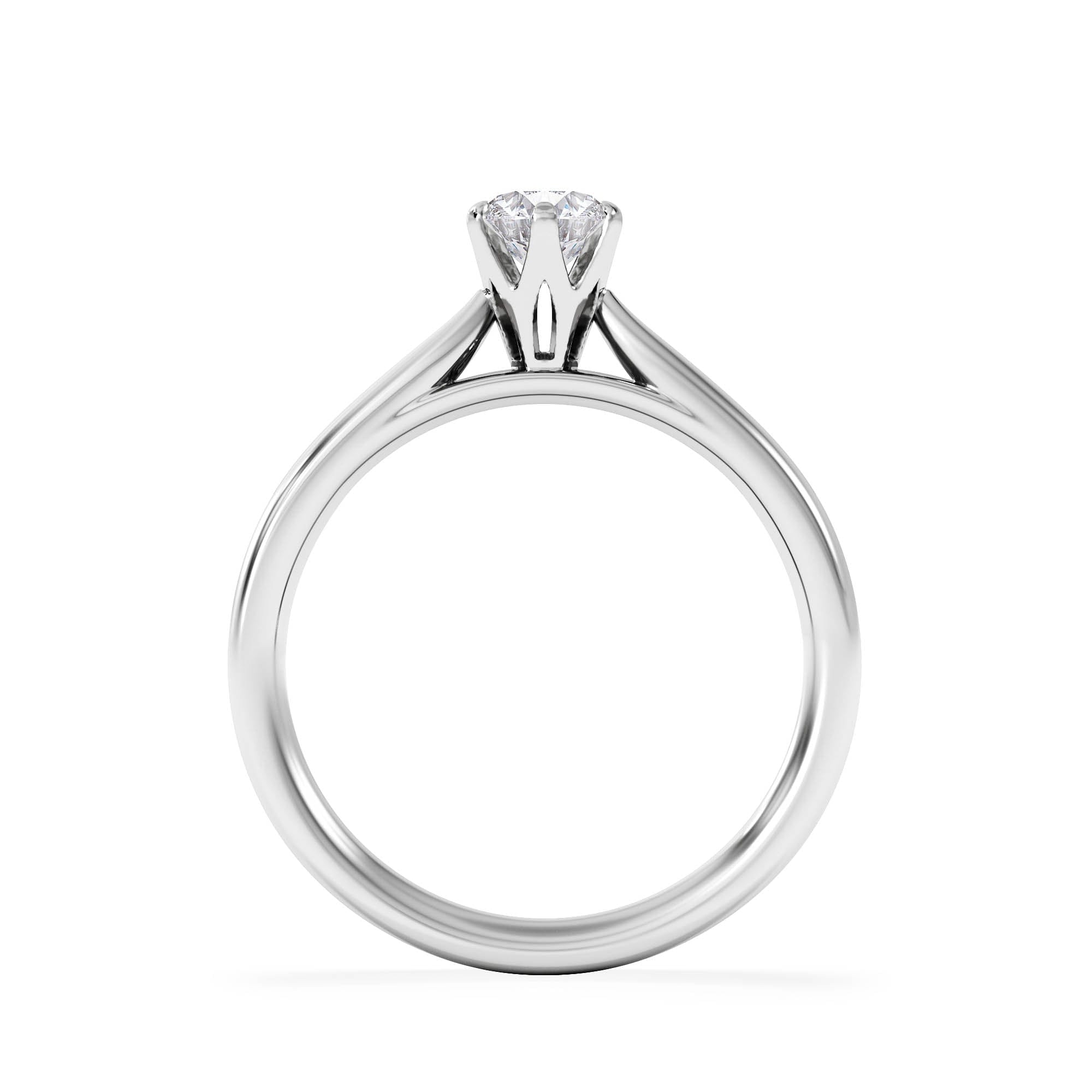 Chloe Certified 0.50CT Chloe High Platinum Engagement Ring G/VS