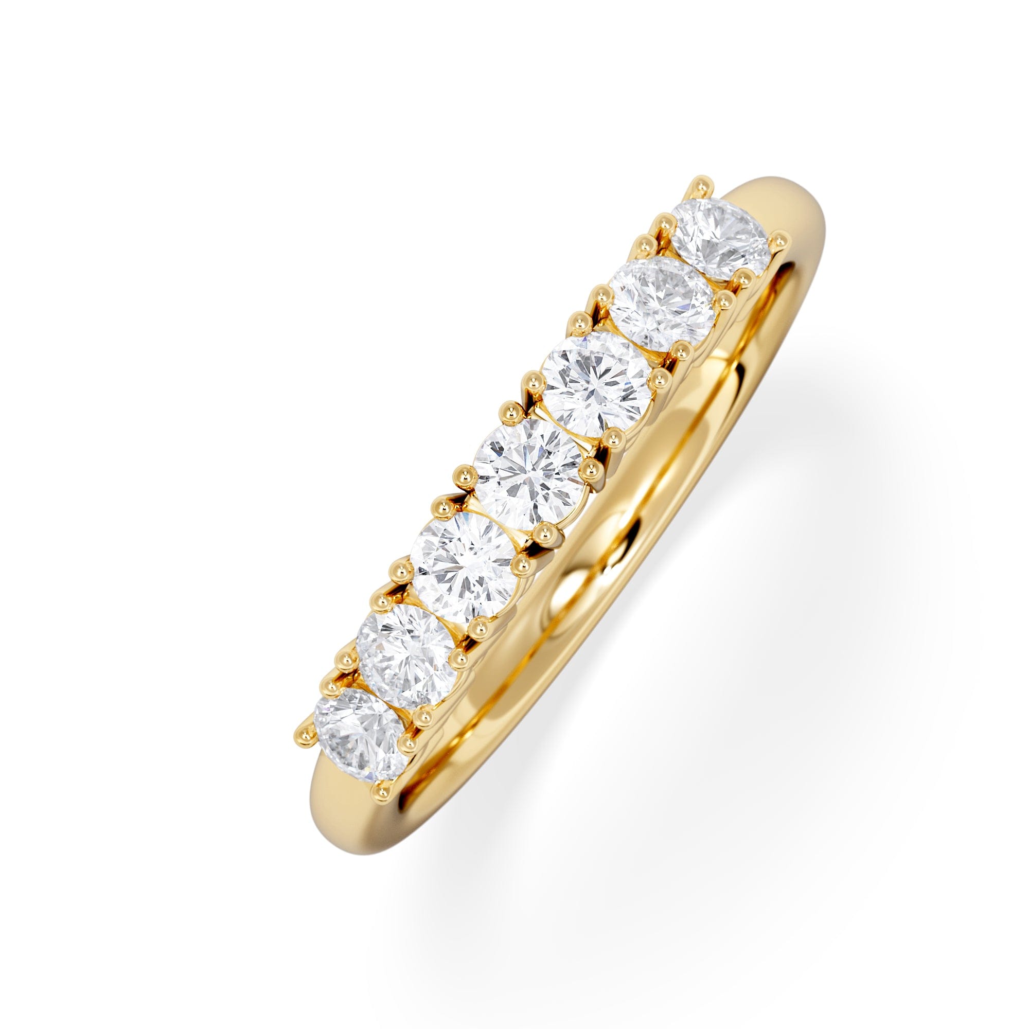 Chloe 18K Gold 7 Stone Diamond Eternity Ring 0.75CT PK