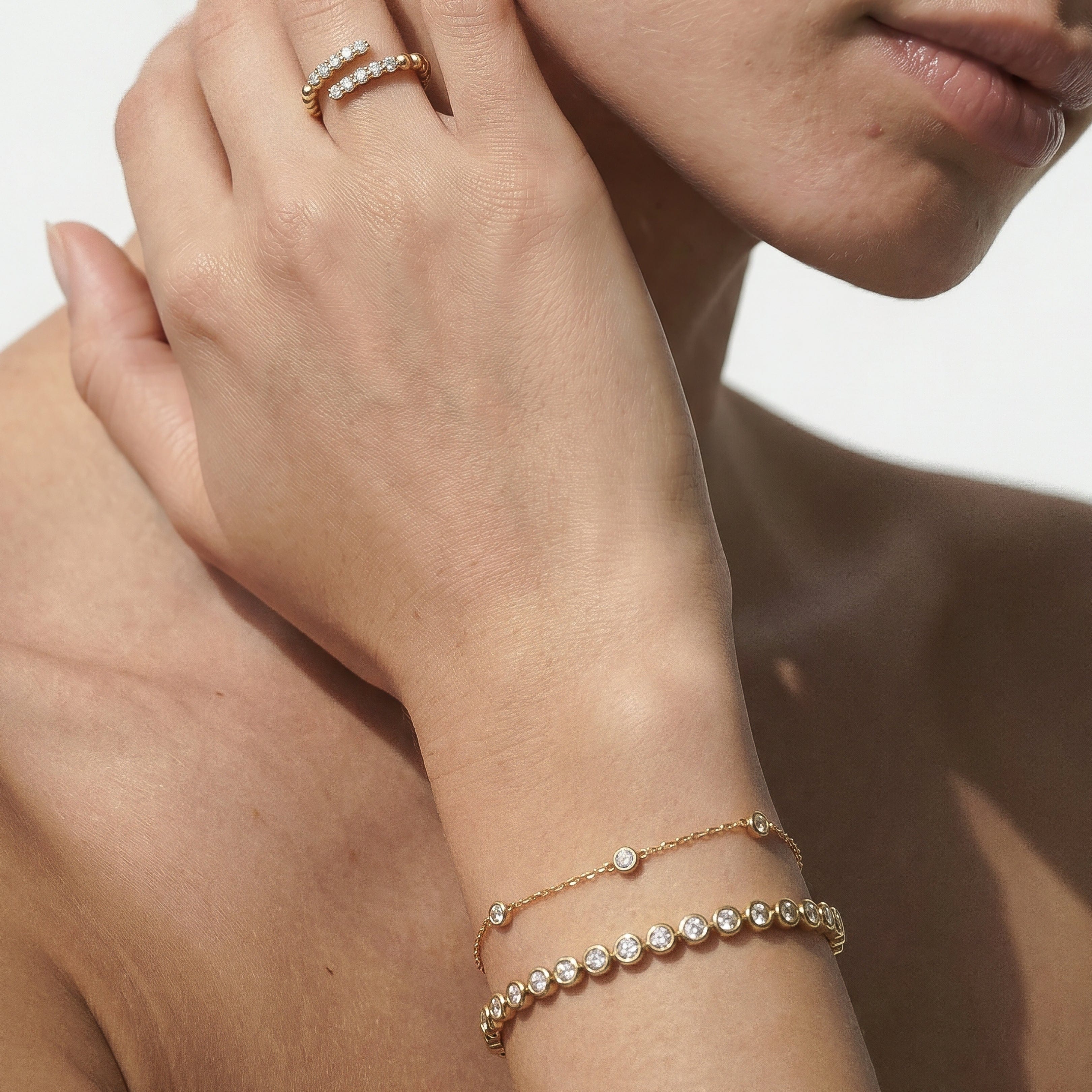 Chloe The Chloe Bezel Bracelet