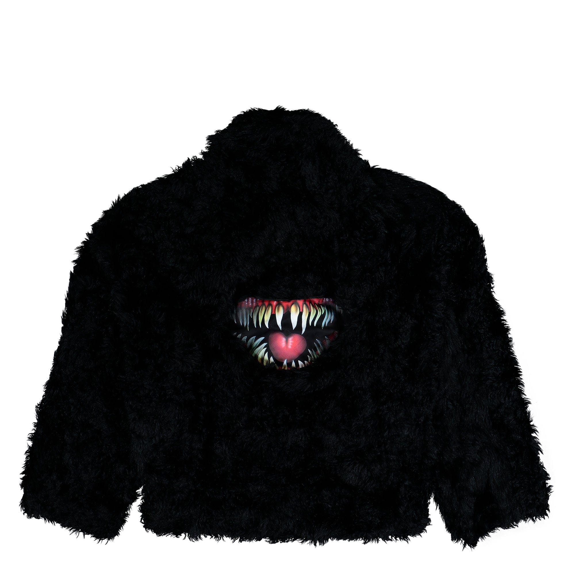 Doublet Sinister Mouth Faux Fur Jacket