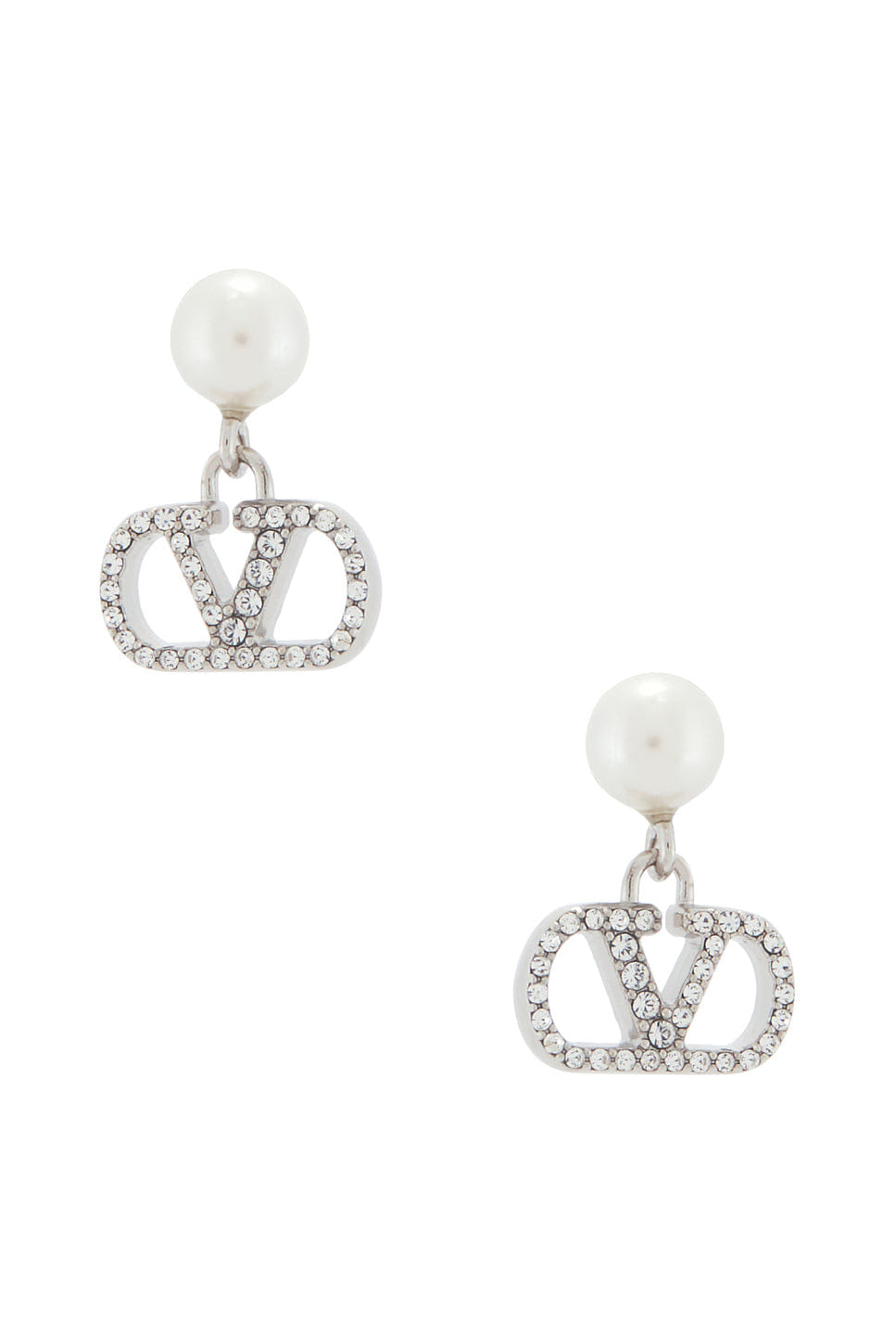 Valentino Garavani Vlogo Signature Pearl Earrings
