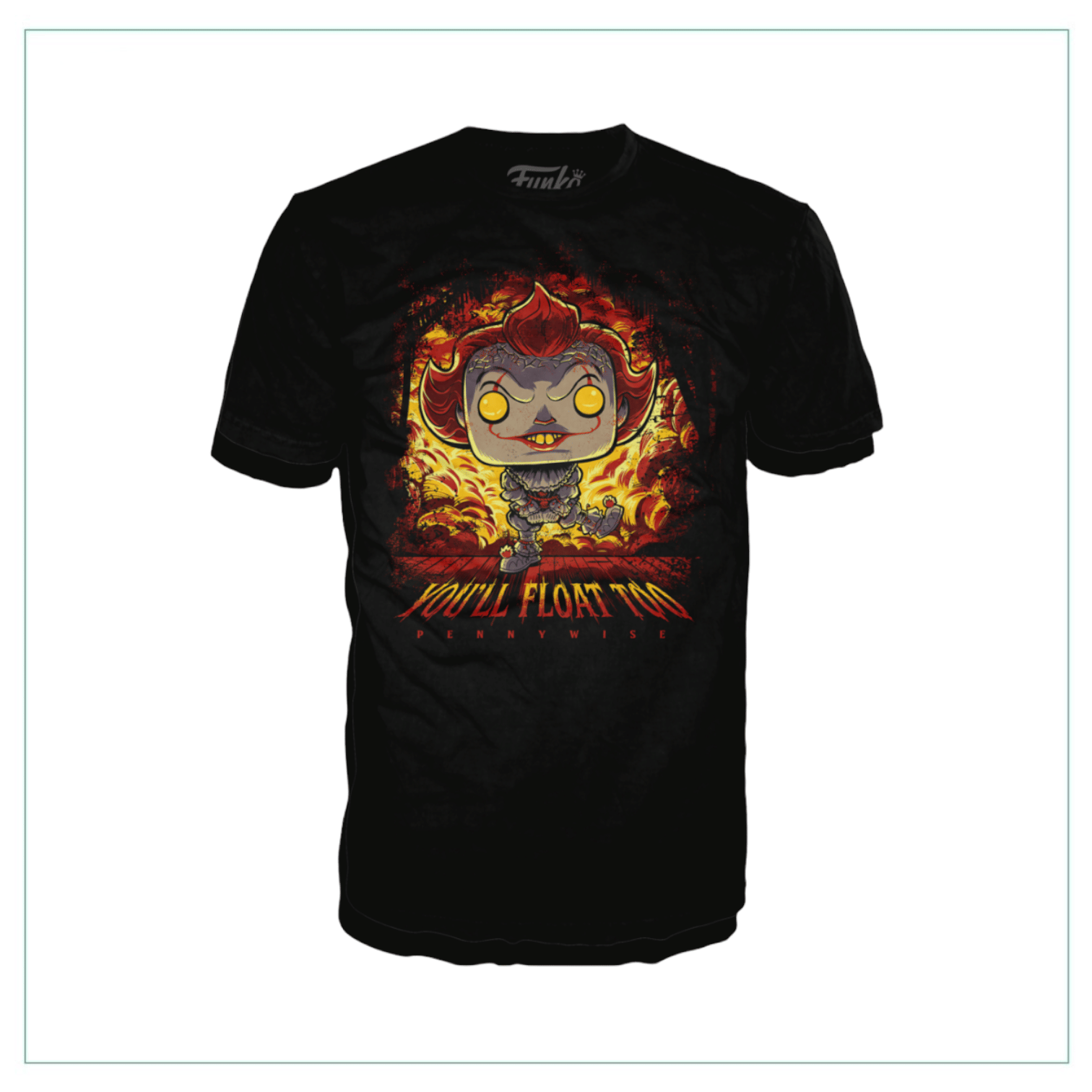 Funko Pennywise Flame Funko T-Shirt! IT