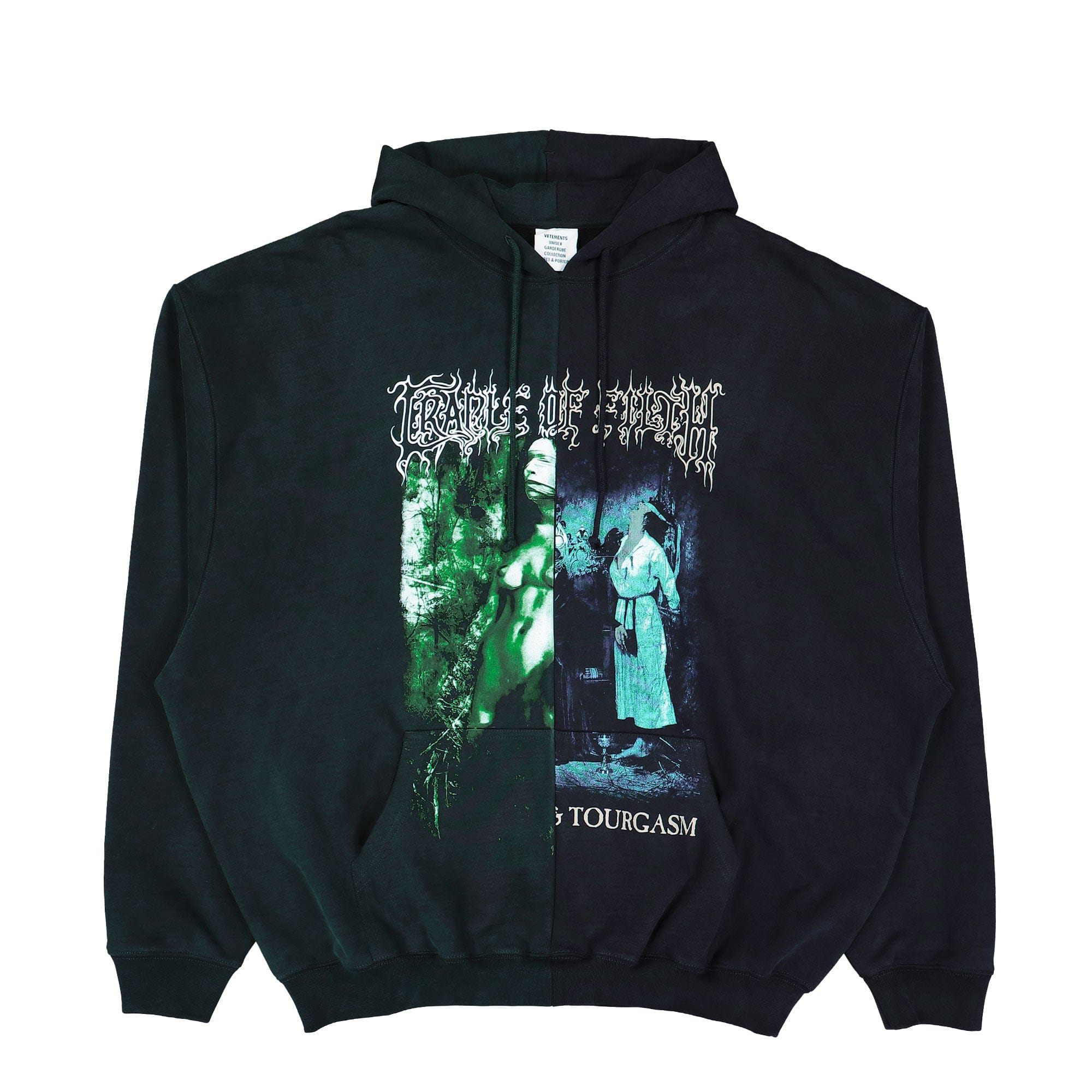 Vetements Cof Cut - Up Oversized Hoodie