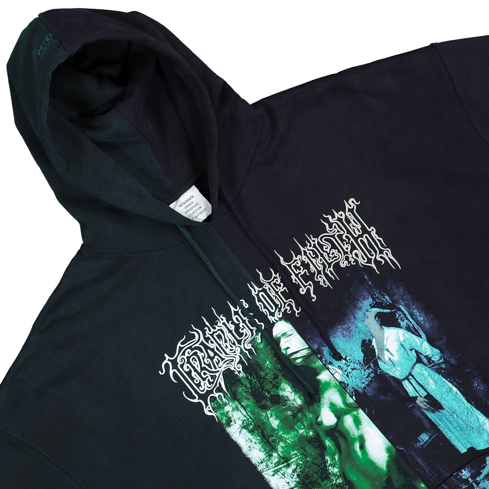 Vetements Cof Cut - Up Oversized Hoodie