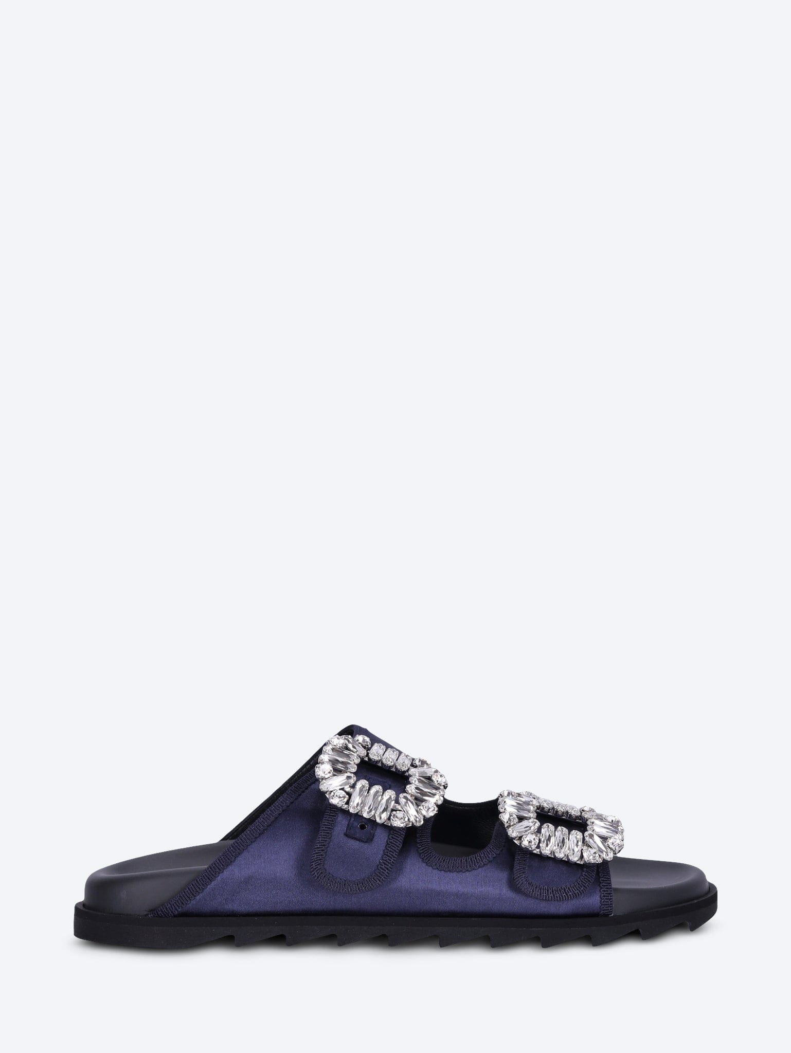 ROGER Vivier Slidy viv strass bordo gros mules