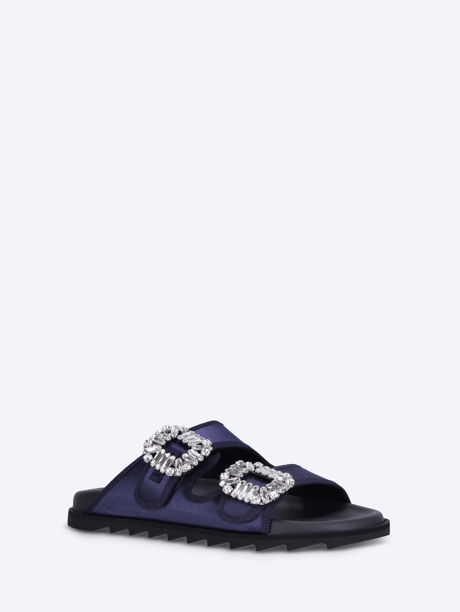 ROGER Vivier Slidy viv strass bordo gros mules