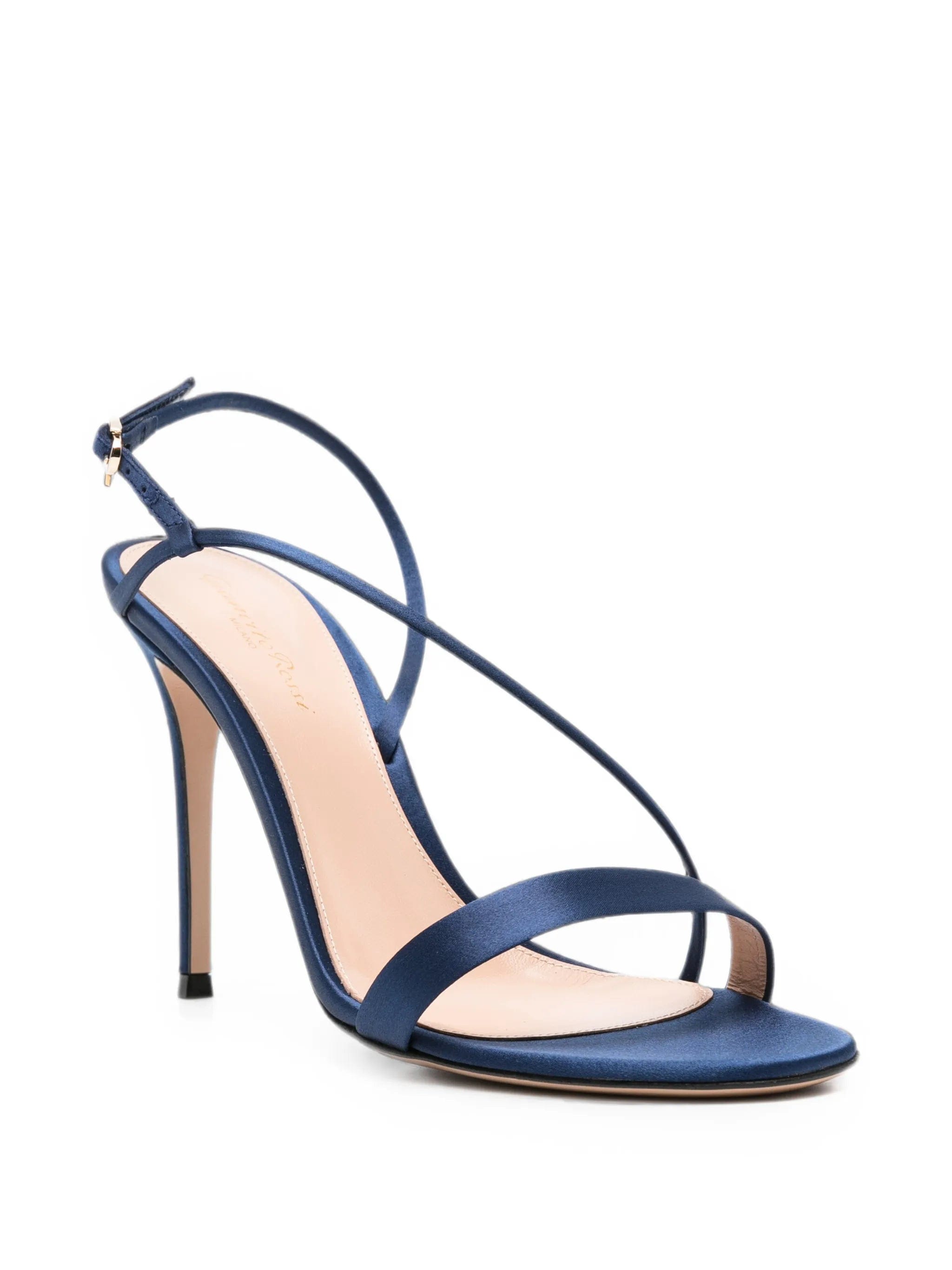 Gianvito Rossi Manhattan satin heeled sandals