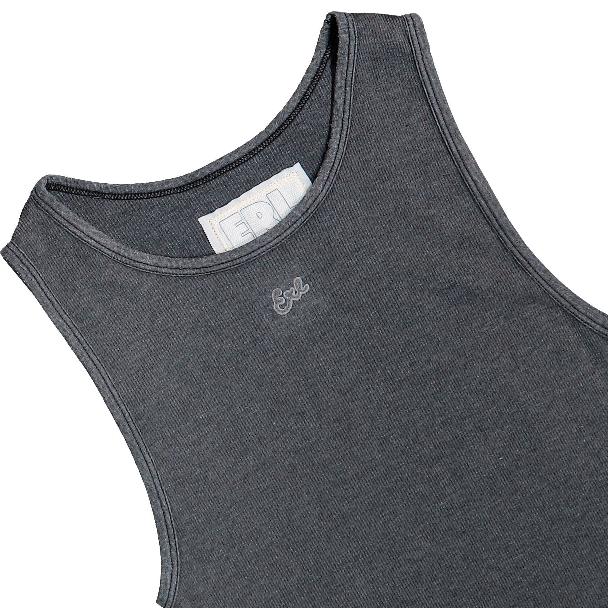 ERL Faded Black Knit Tank Top