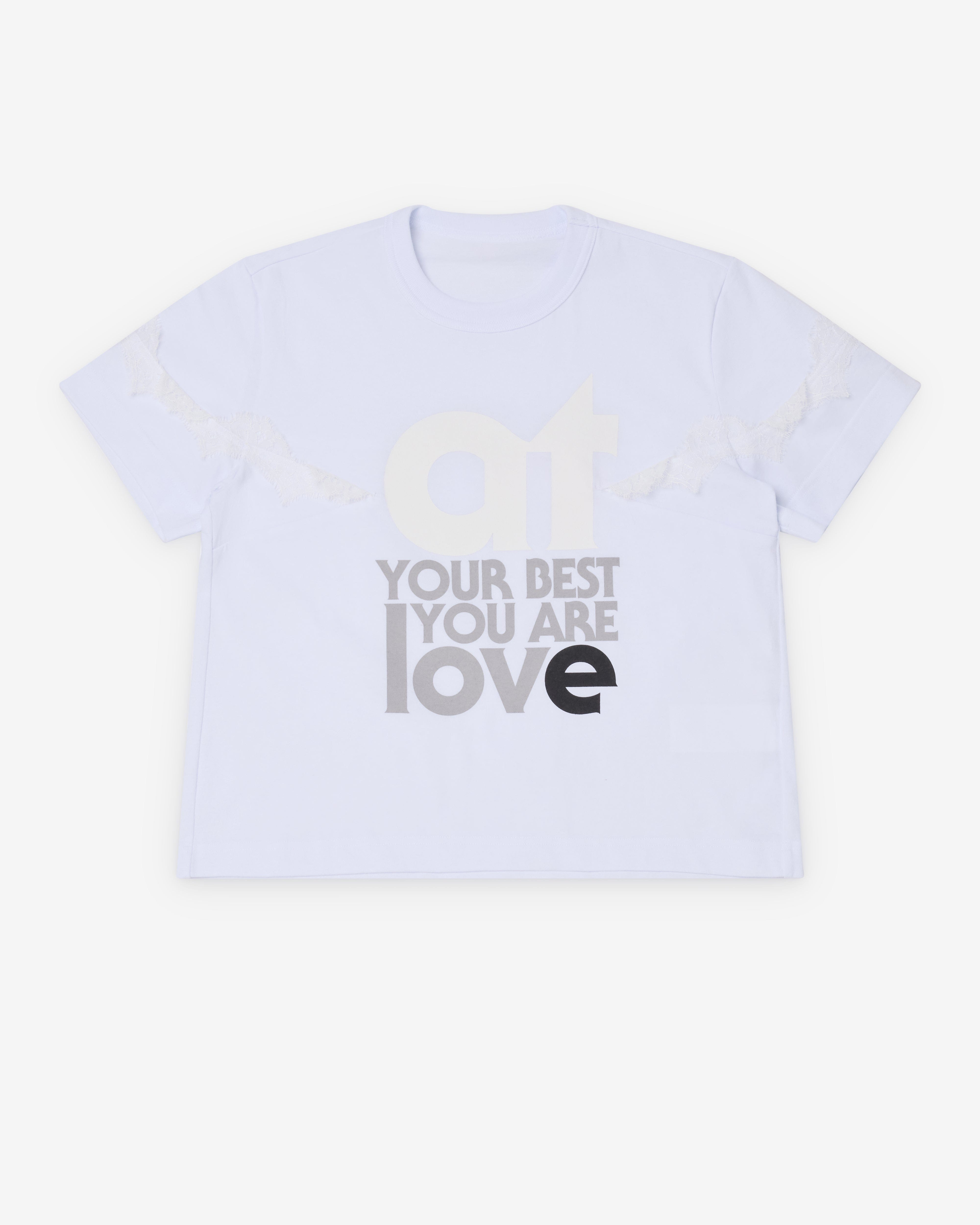 SACAI - Women's Print T - Shirt - (White)