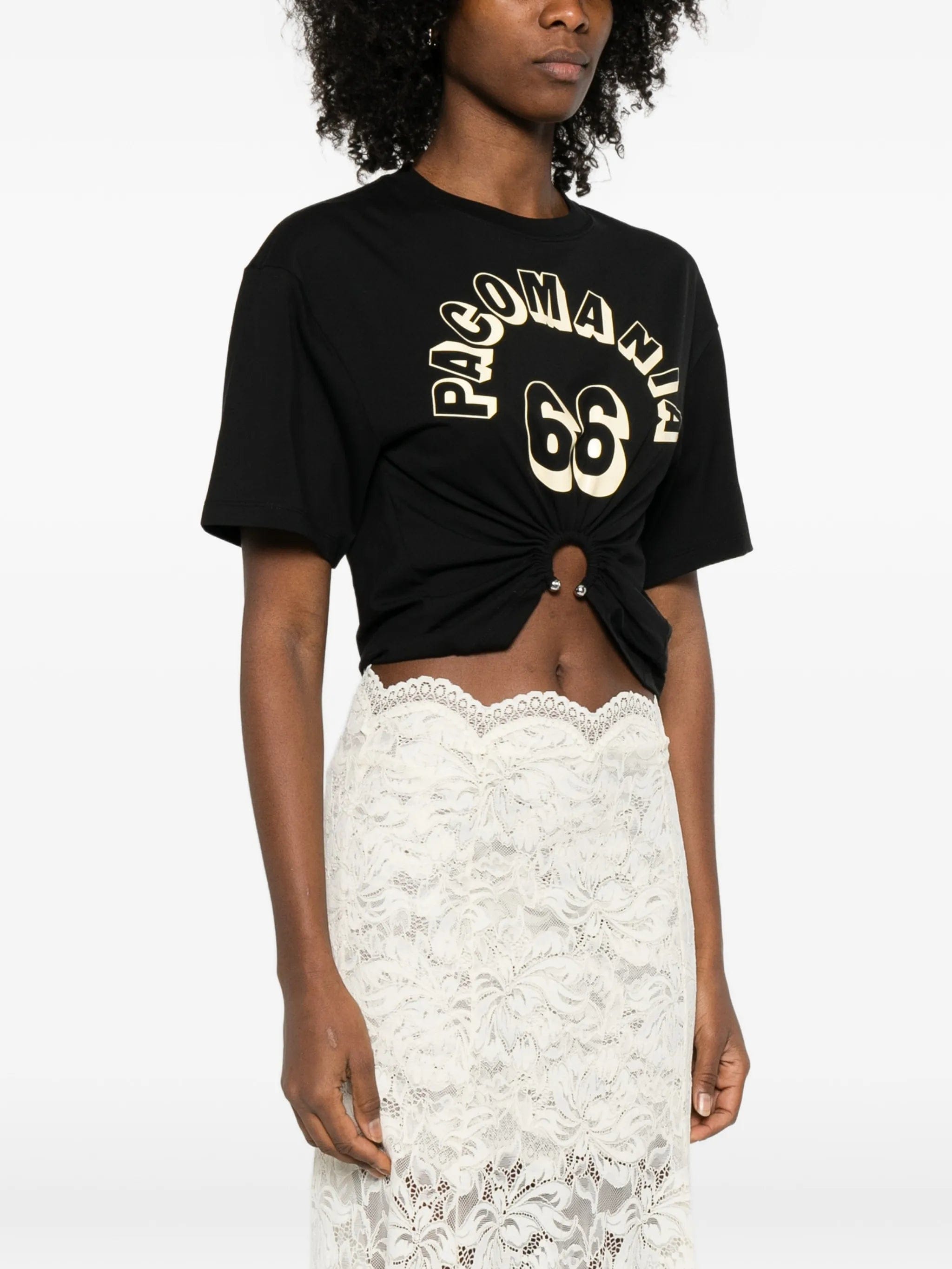Rabanne ring - detail T - shirt