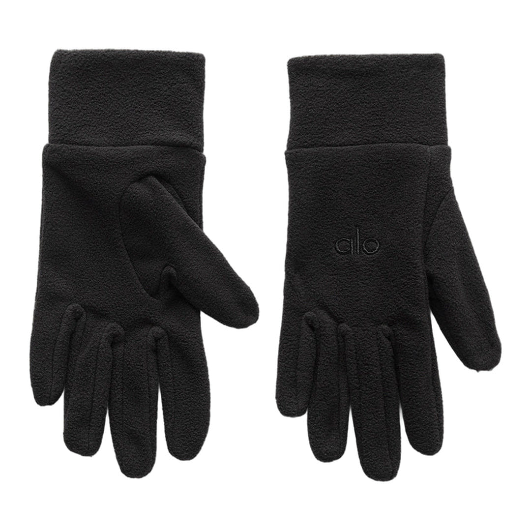 ALO Yoga alo Performance Fleece Gloves - Black/Black