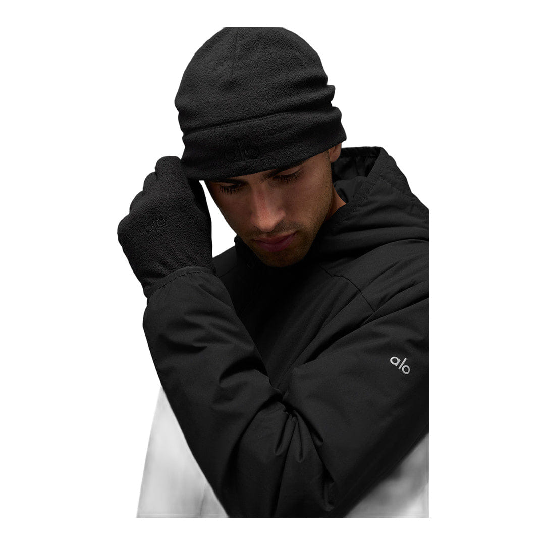 ALO Yoga alo Performance Fleece Gloves - Black/Black
