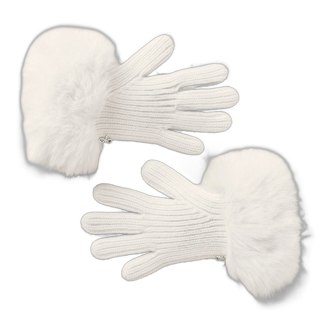 ALO Yoga alo Courchevel Cashmere Gloves - Ivory
