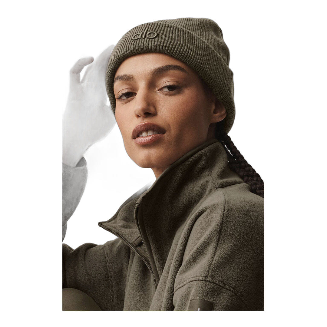 ALO Yoga alo Notable Beanie - Olive Tree