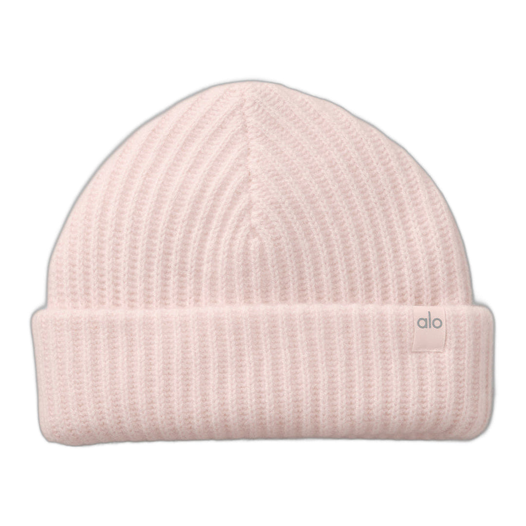 ALO Yoga alo Courchevel Cashmere Beanie - Frosted Pink