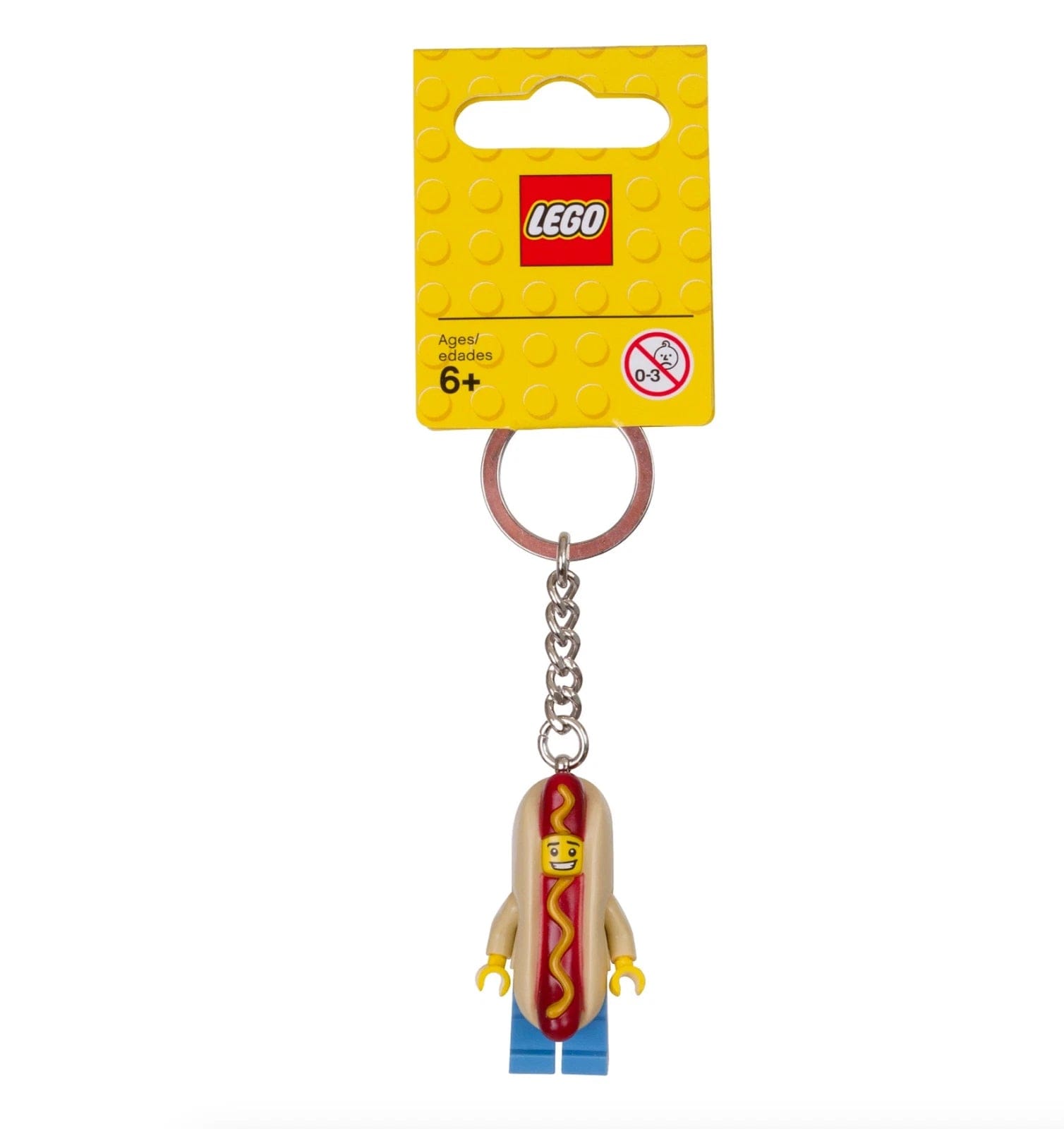 LEGO Hot Dog Guy Key Chain 853571