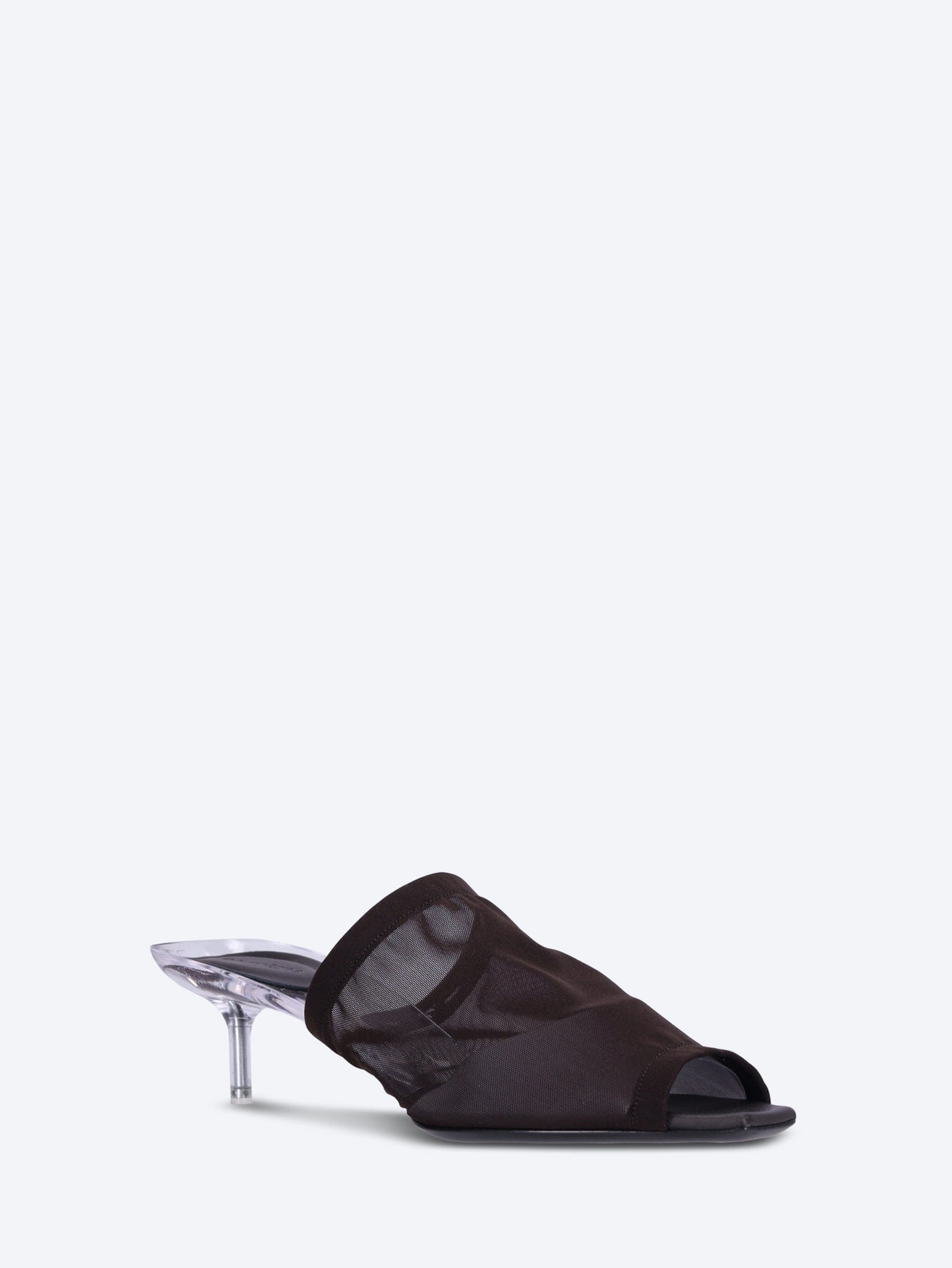 Courreges Mesh kitten heel mules