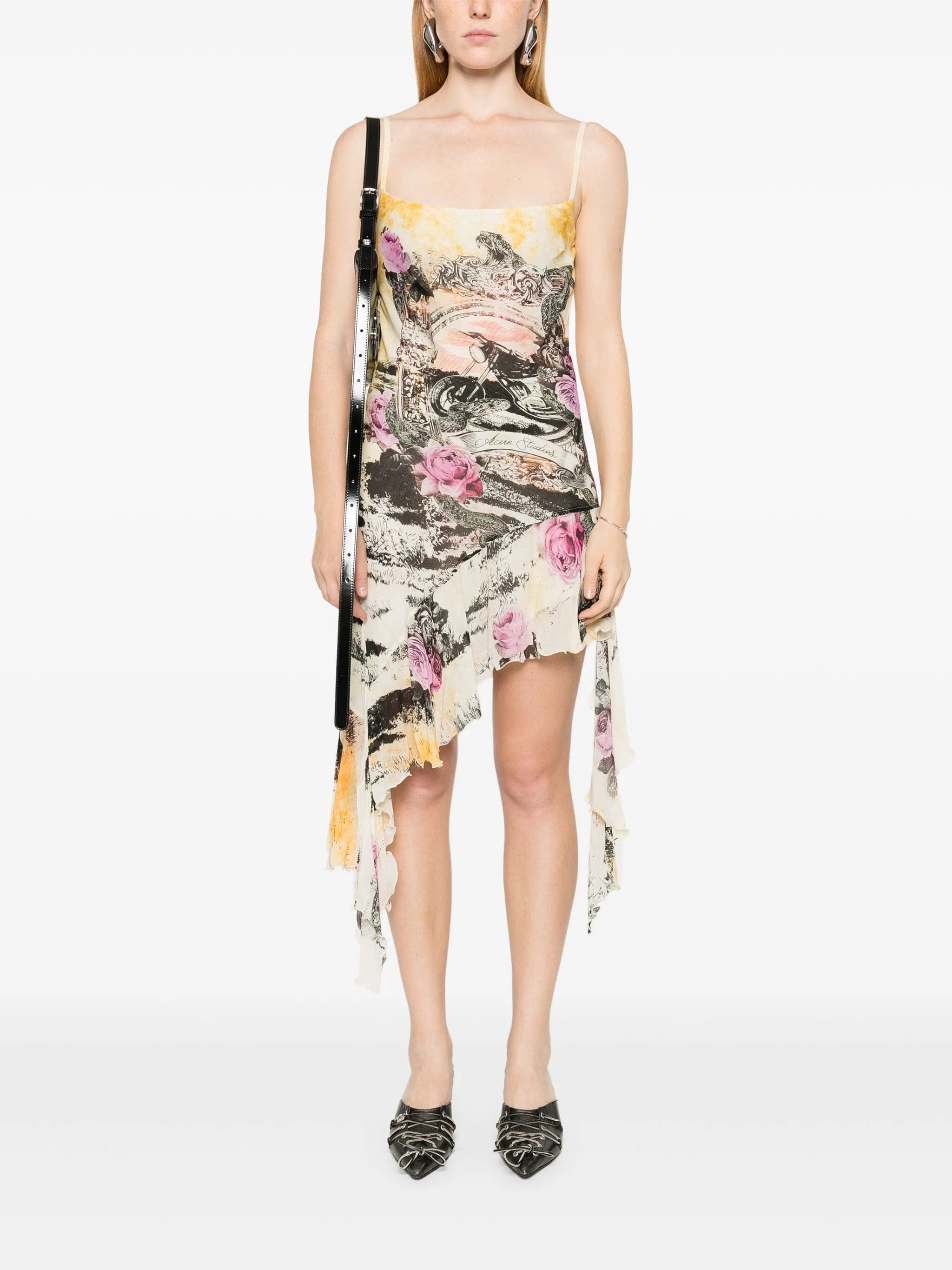 Acne Studios printed strap dress