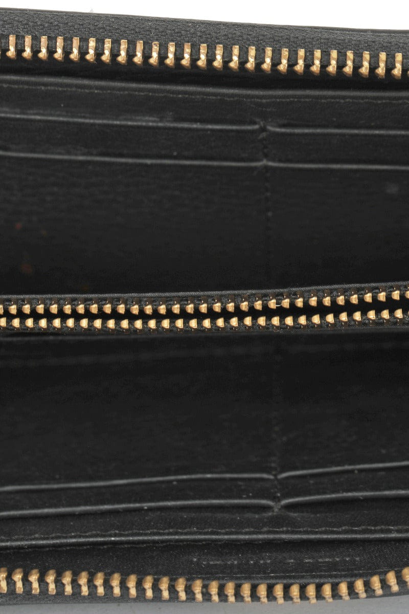 Roberto Cavalli Logo Black Wallet