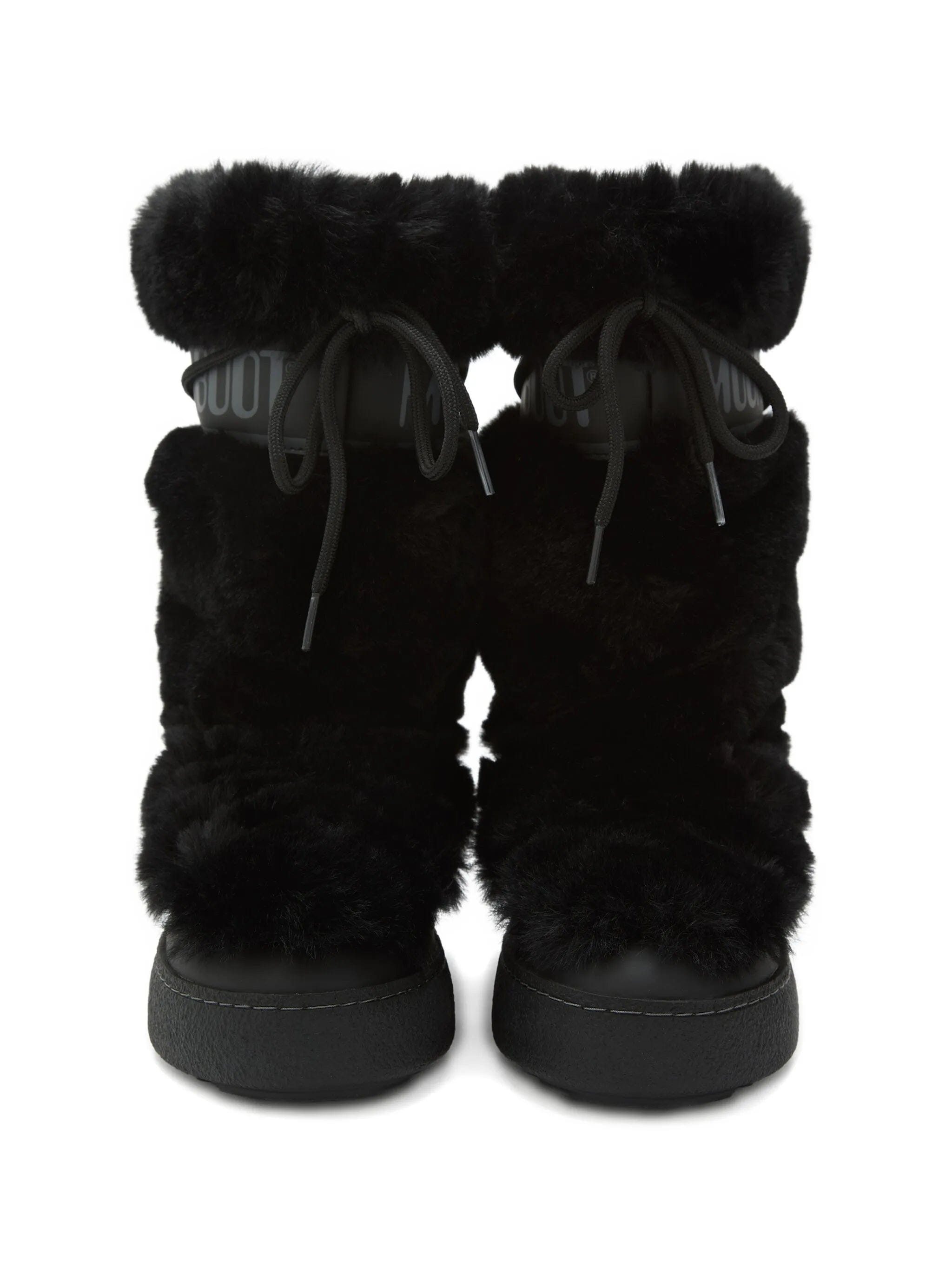 Moon Boot Ltrack faux - fur high boots