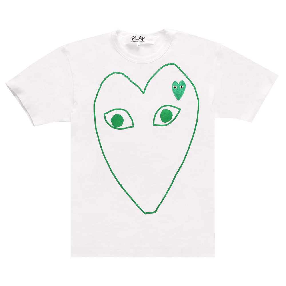Comme des Garçons PLAY Printed T-Shirt White