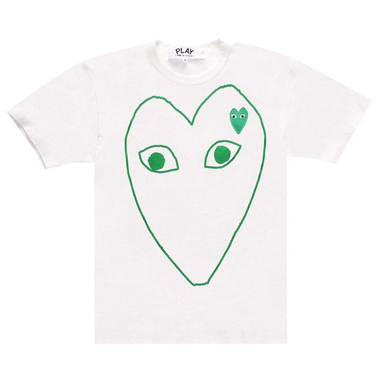 Comme des Garçons PLAY Printed T-Shirt White