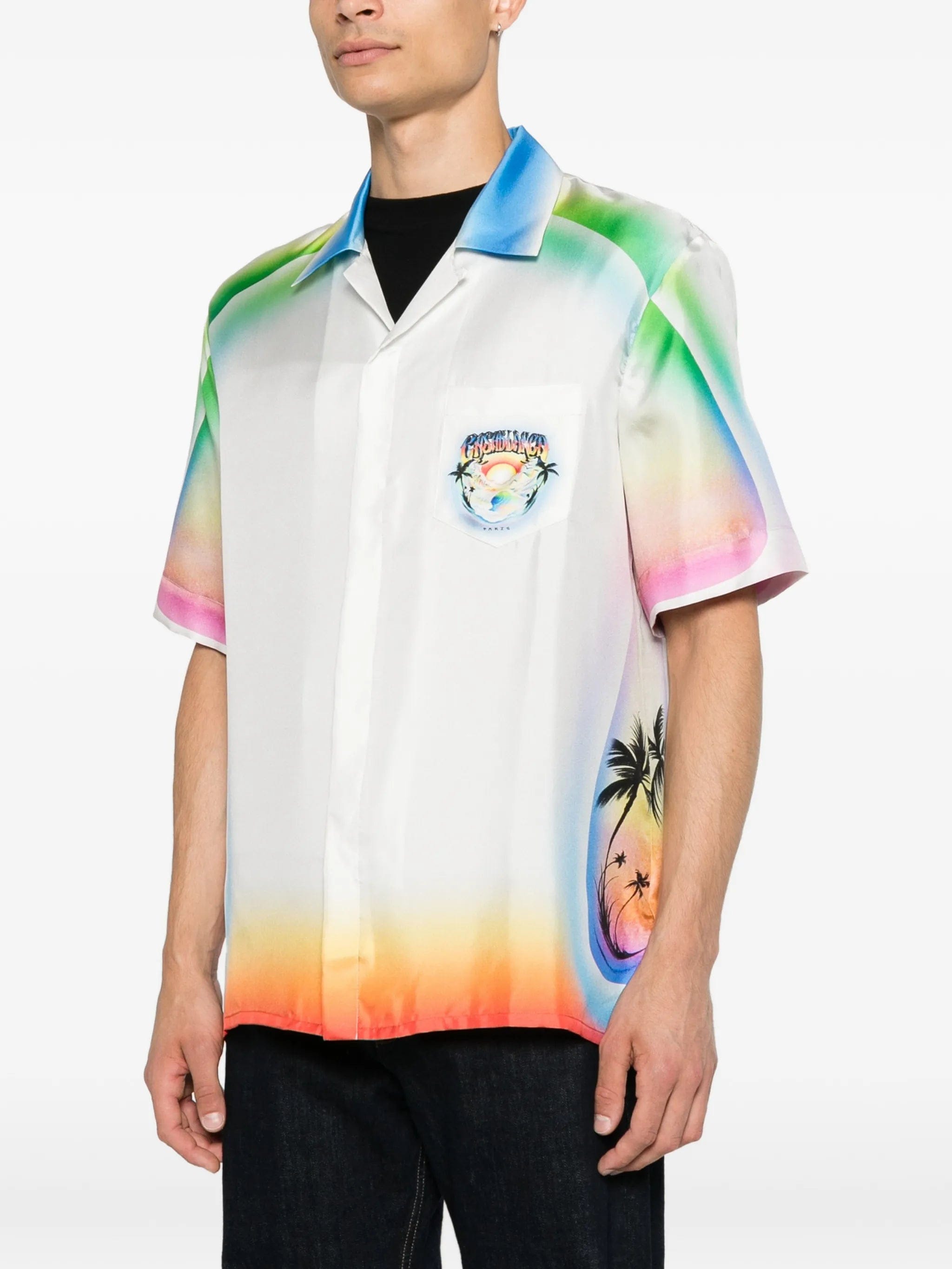 Casablanca Airspray logo - print shirt