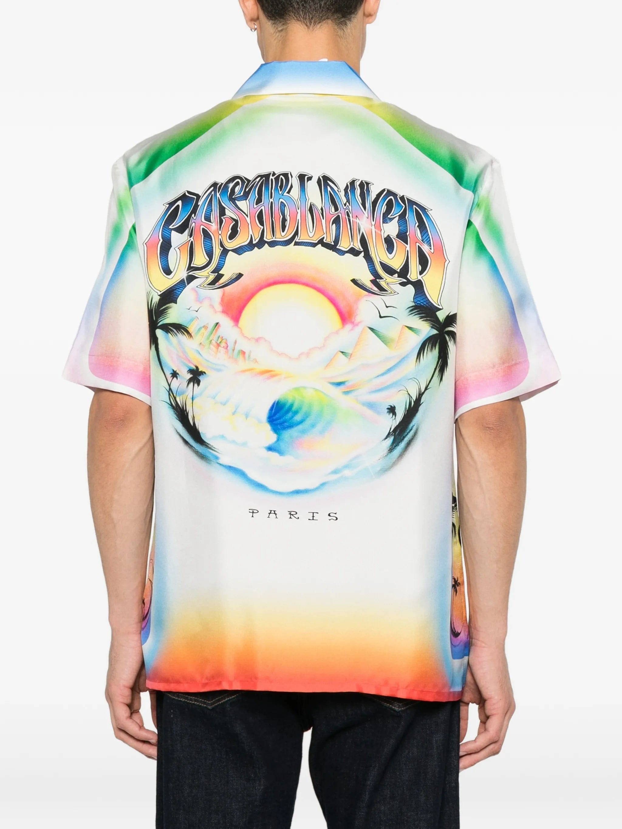 Casablanca Airspray logo - print shirt