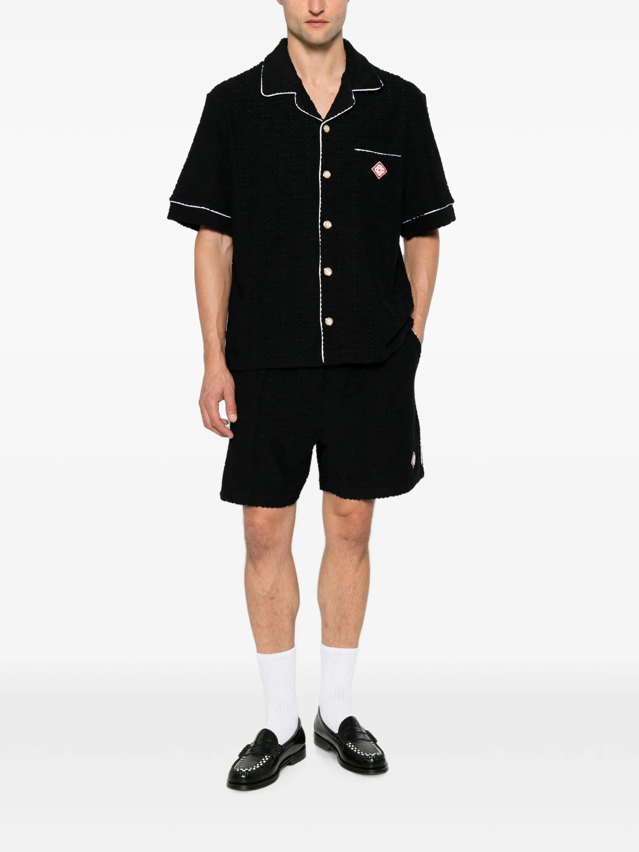 Casablanca logo - patch shorts