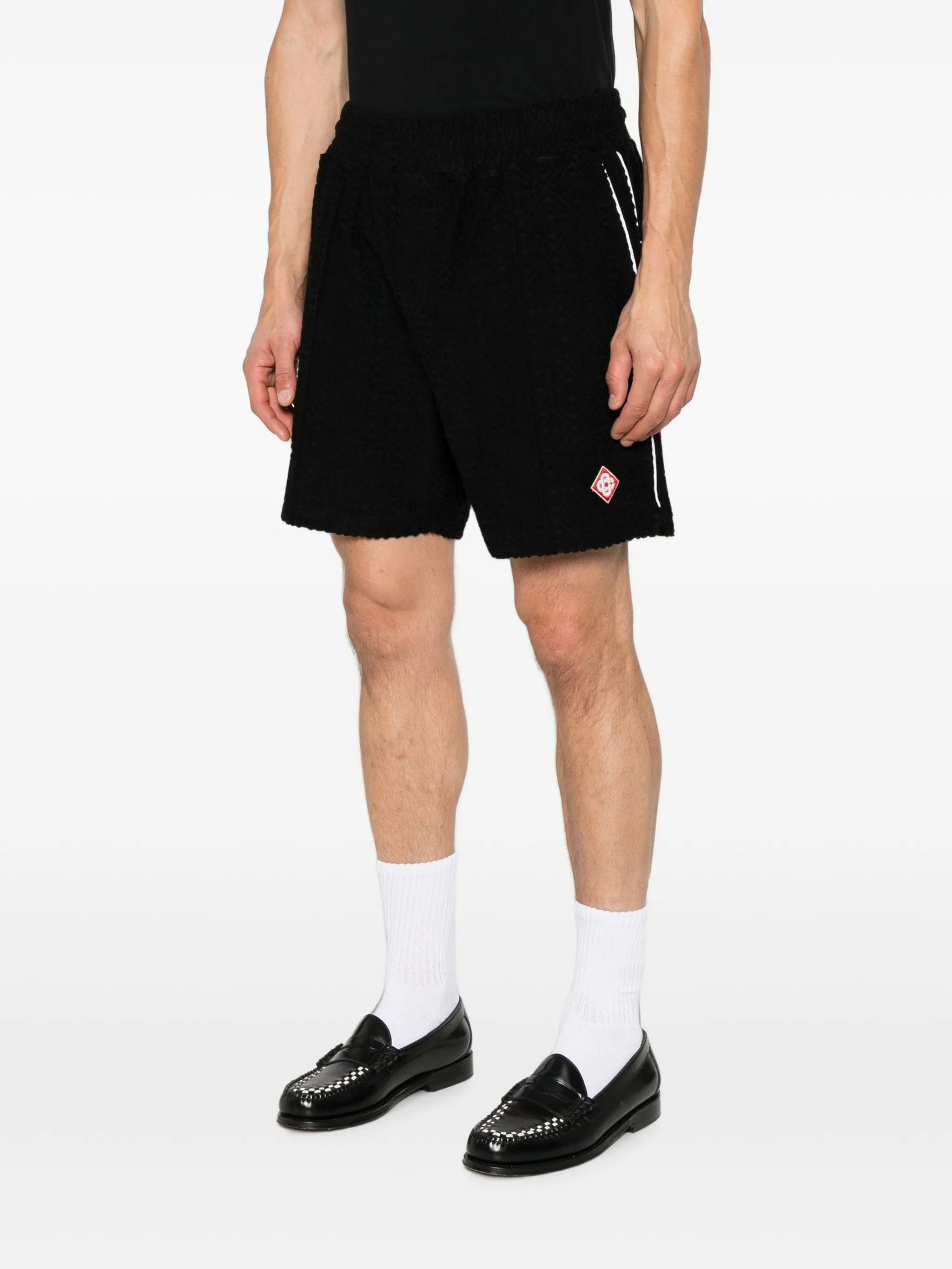 Casablanca logo - patch shorts