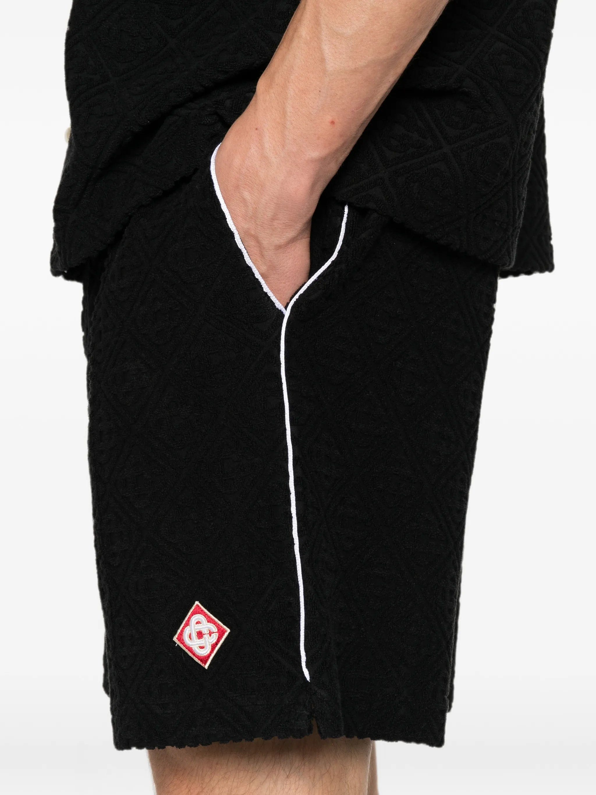 Casablanca logo - patch shorts