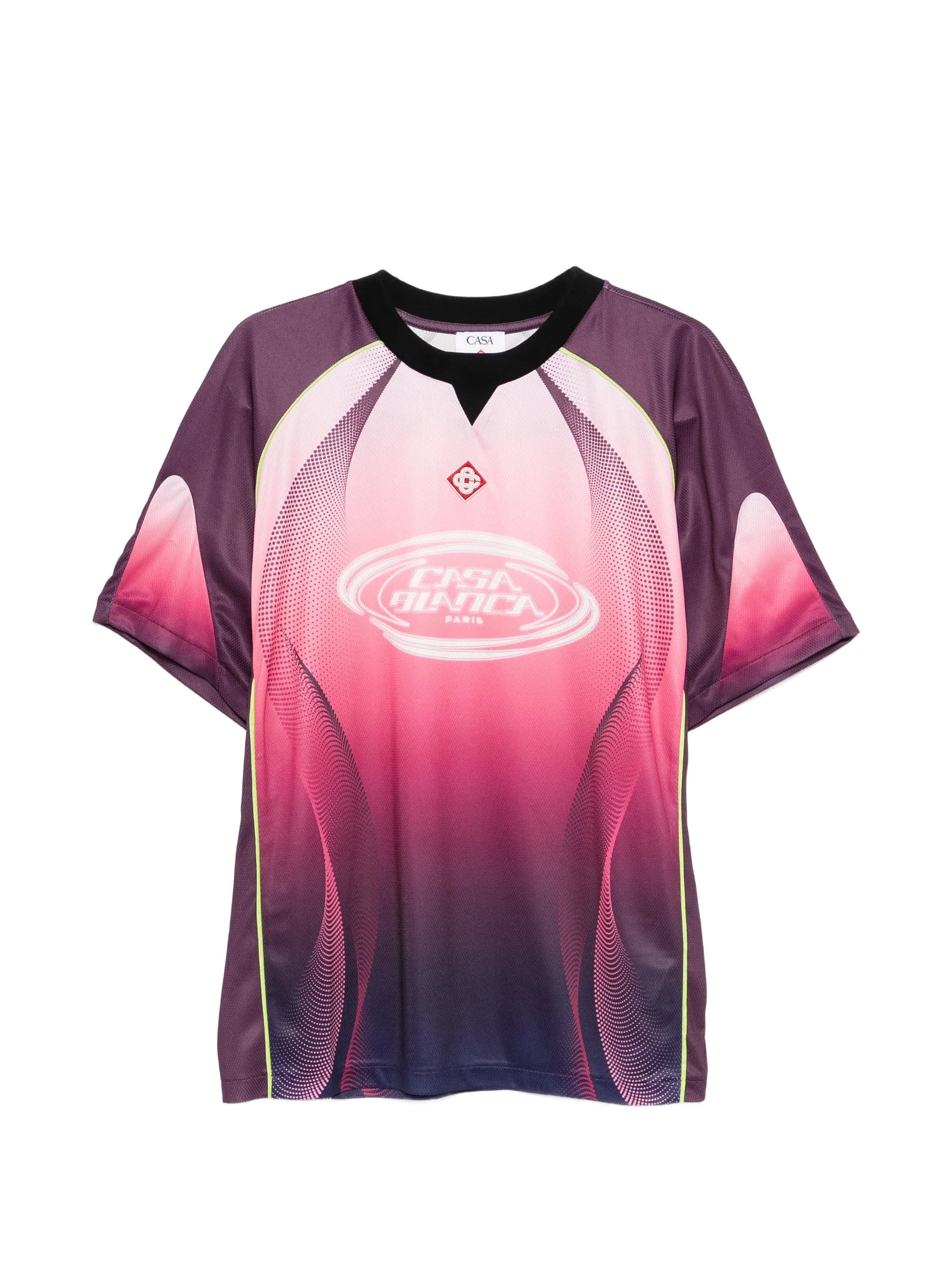 Casablanca Aubergine gradient short - sleeve T - shirt