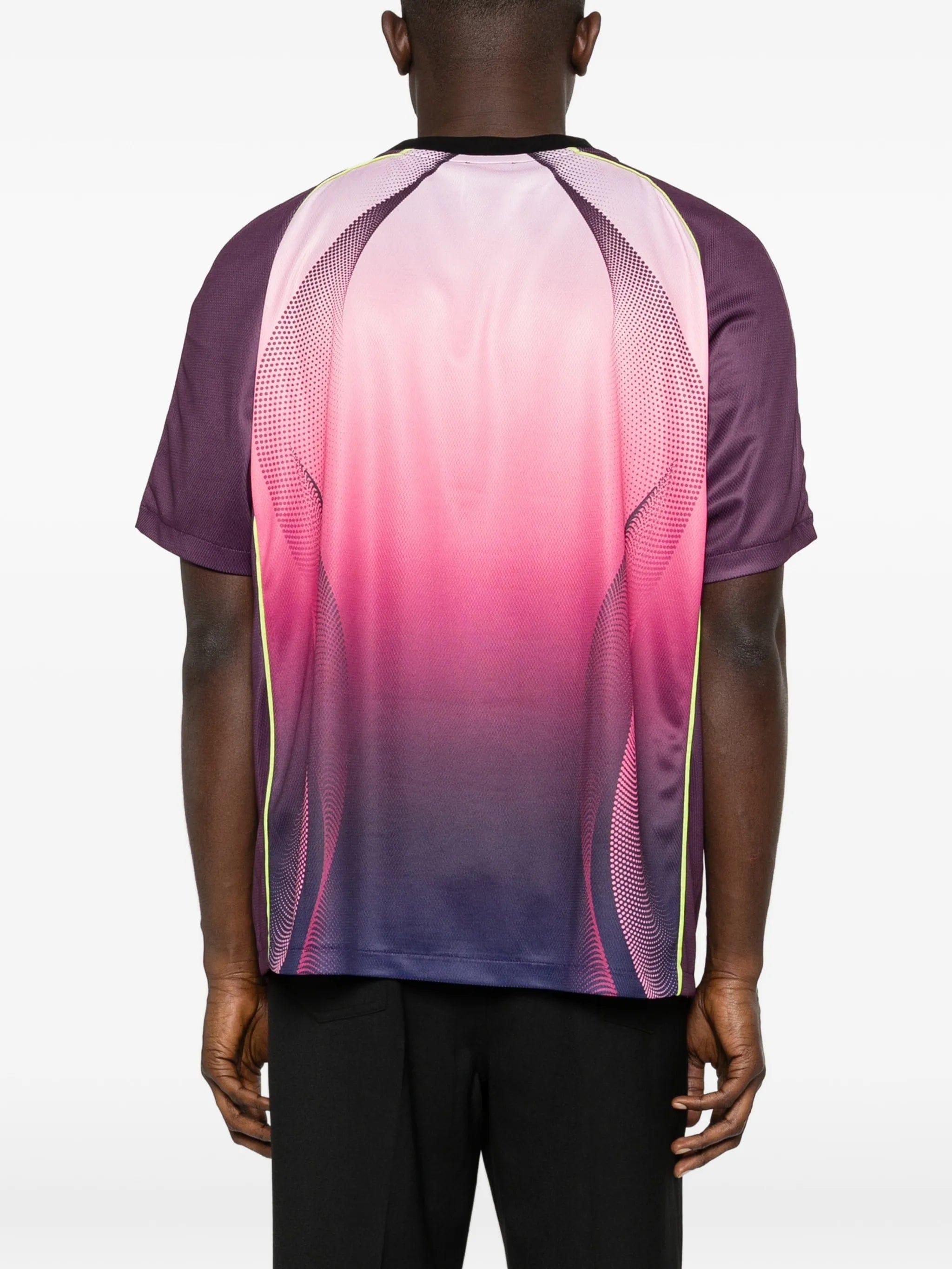 Casablanca Aubergine gradient short - sleeve T - shirt
