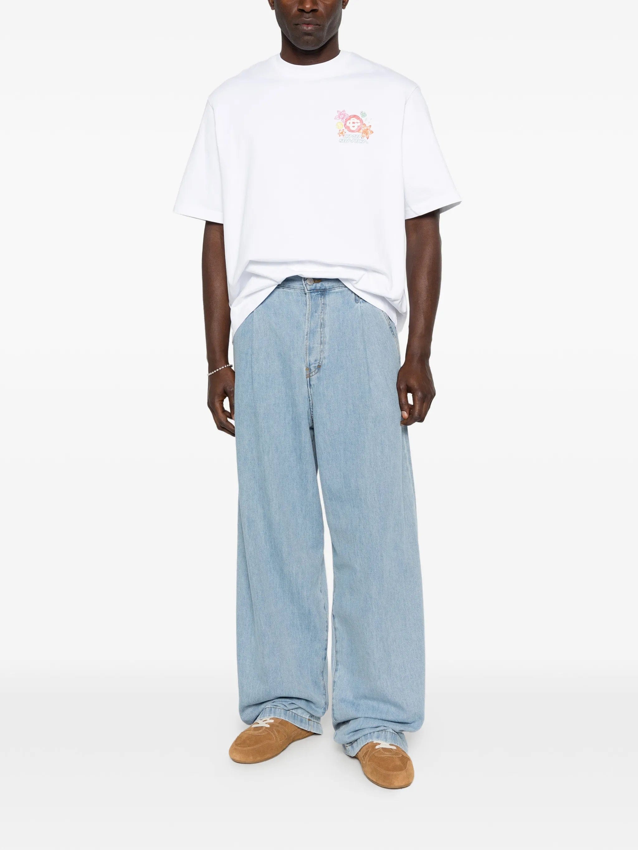 Casablanca graphic - print oversized T - shirt