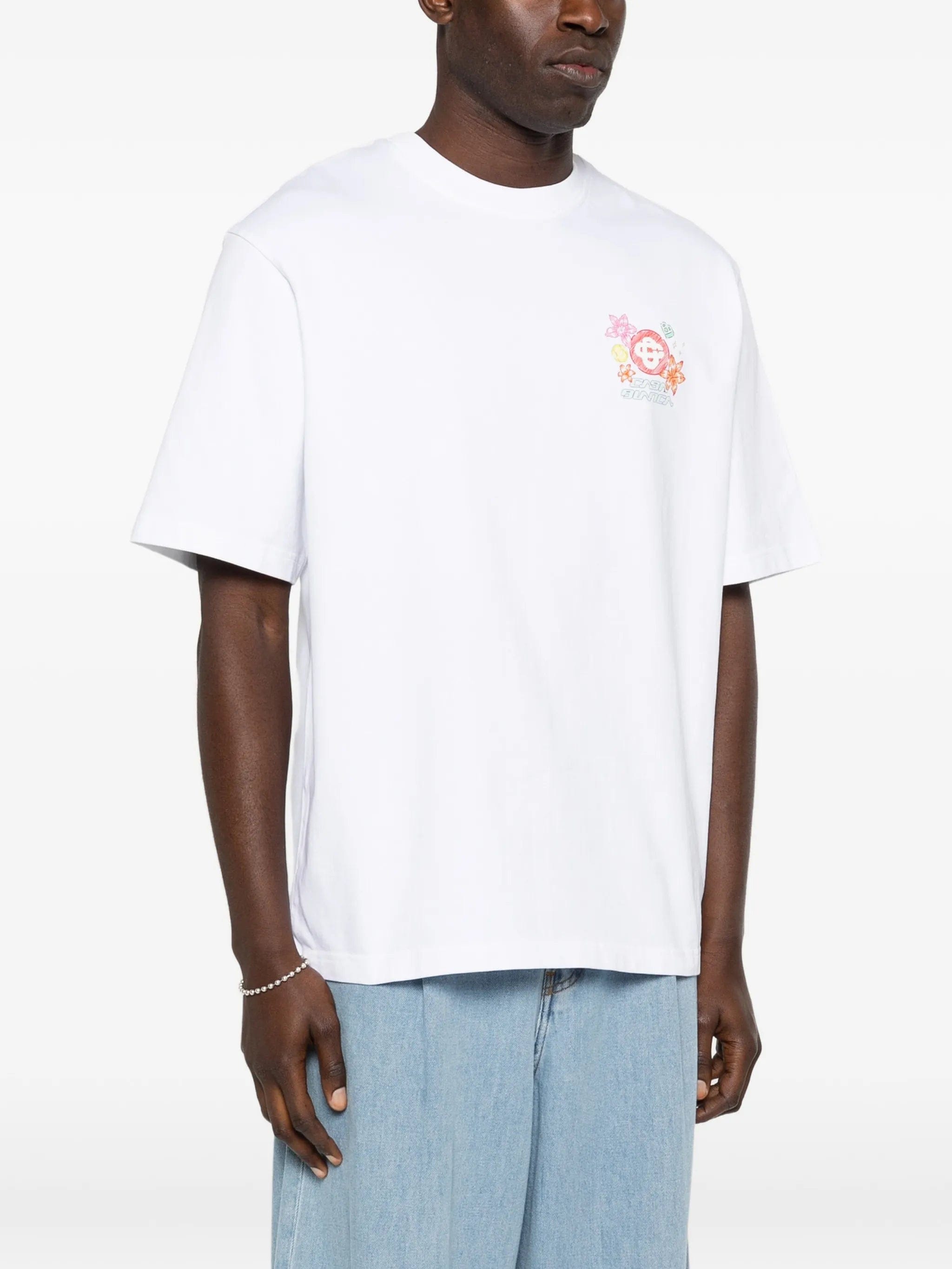 Casablanca graphic - print oversized T - shirt