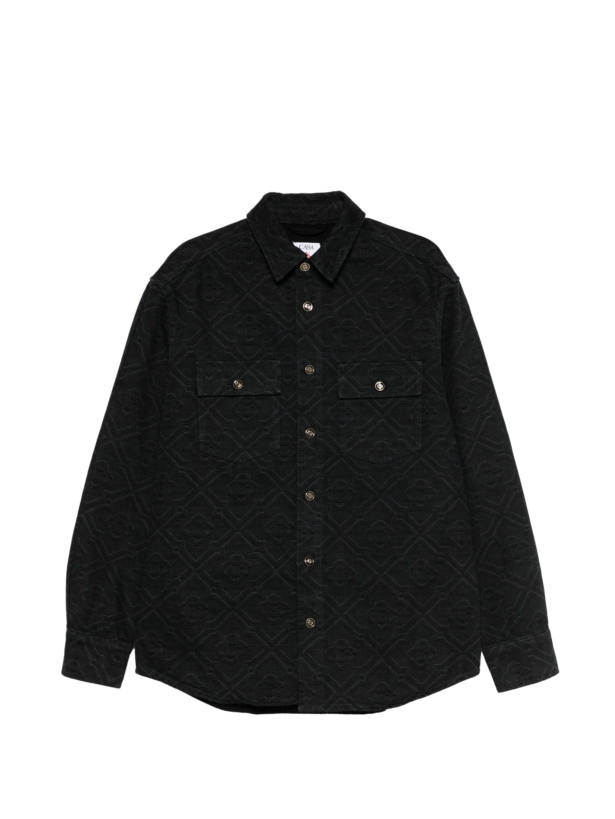 Casablanca monogram denim shirt