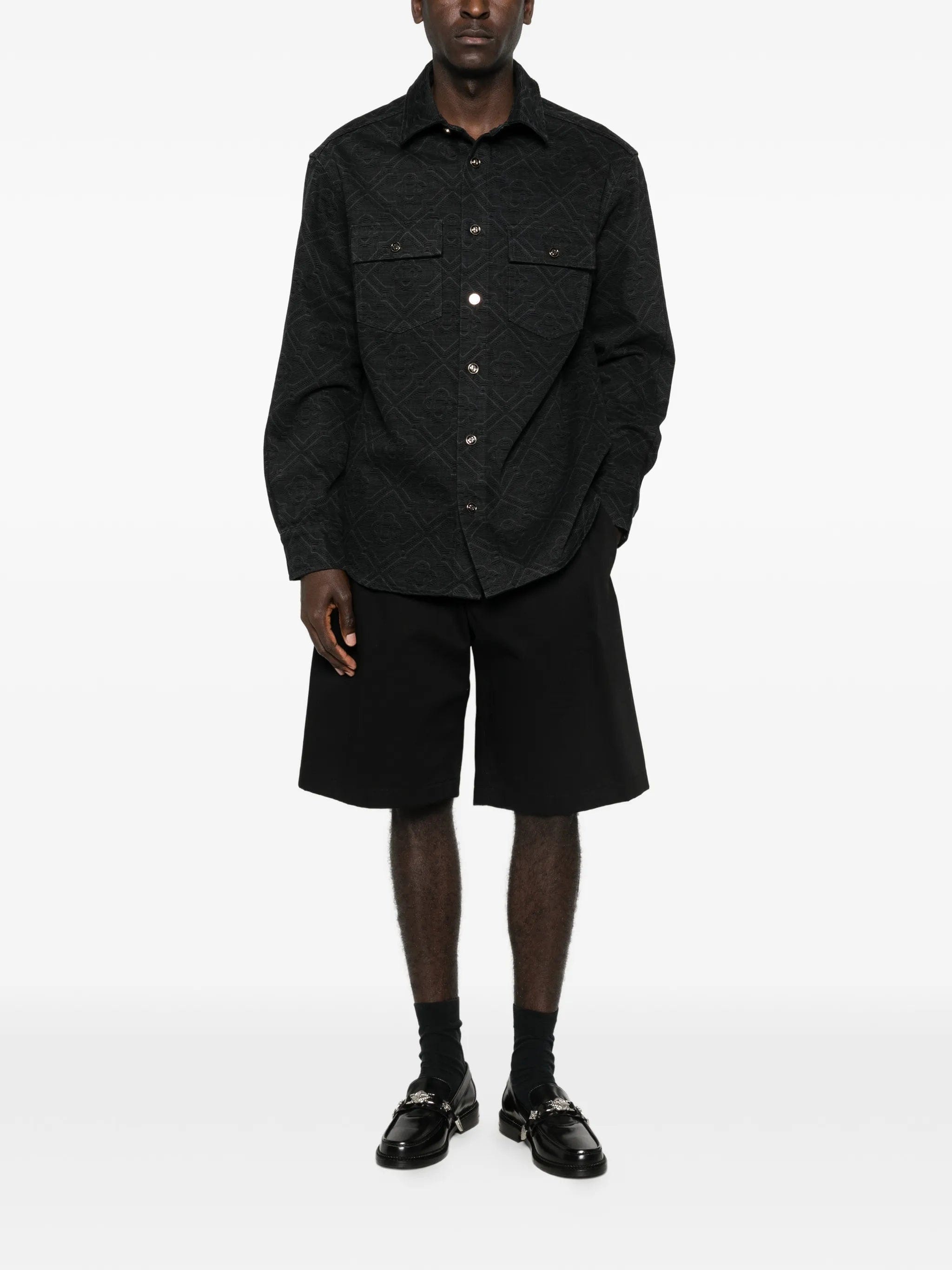 Casablanca monogram denim shirt