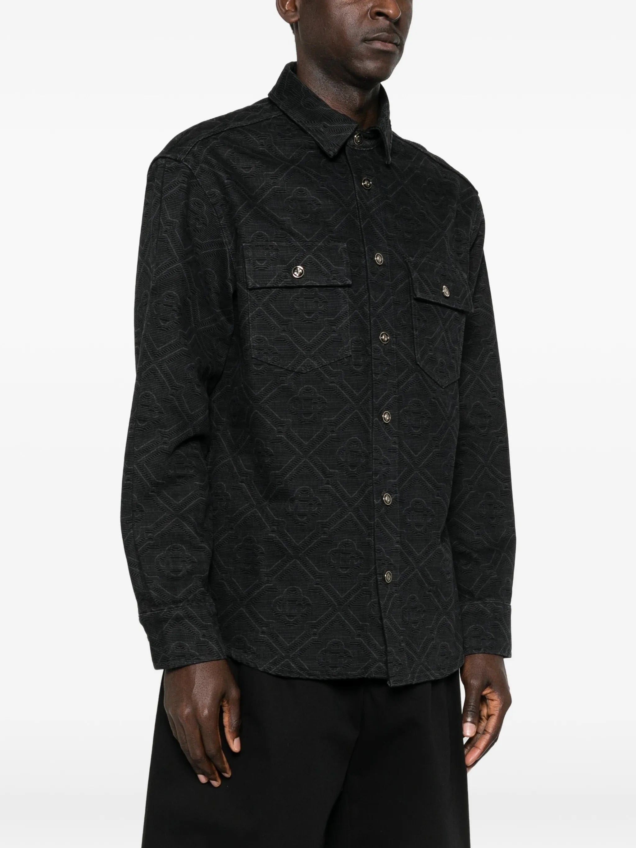 Casablanca monogram denim shirt