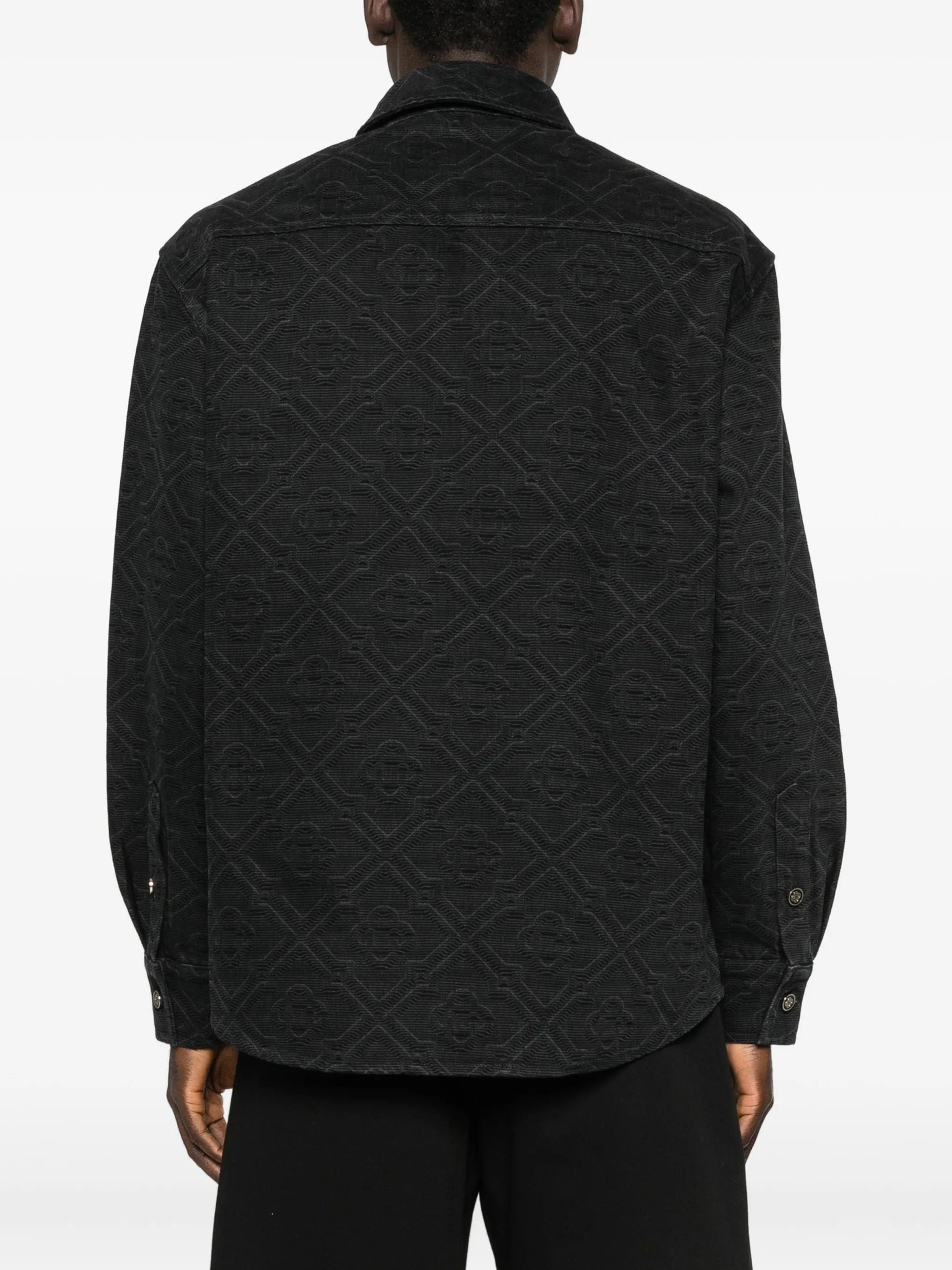 Casablanca monogram denim shirt
