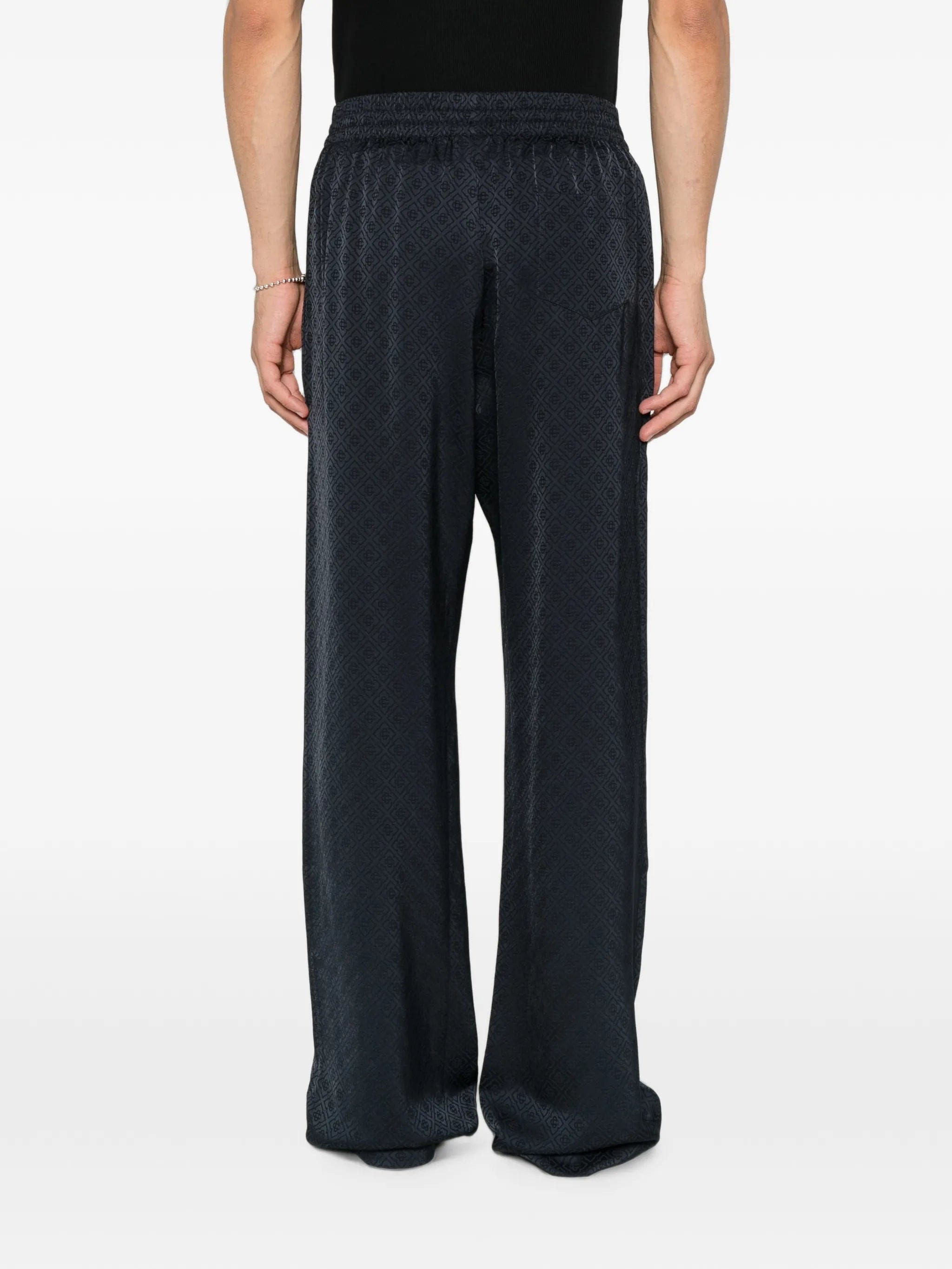Casablanca monogram - jacquard trousers