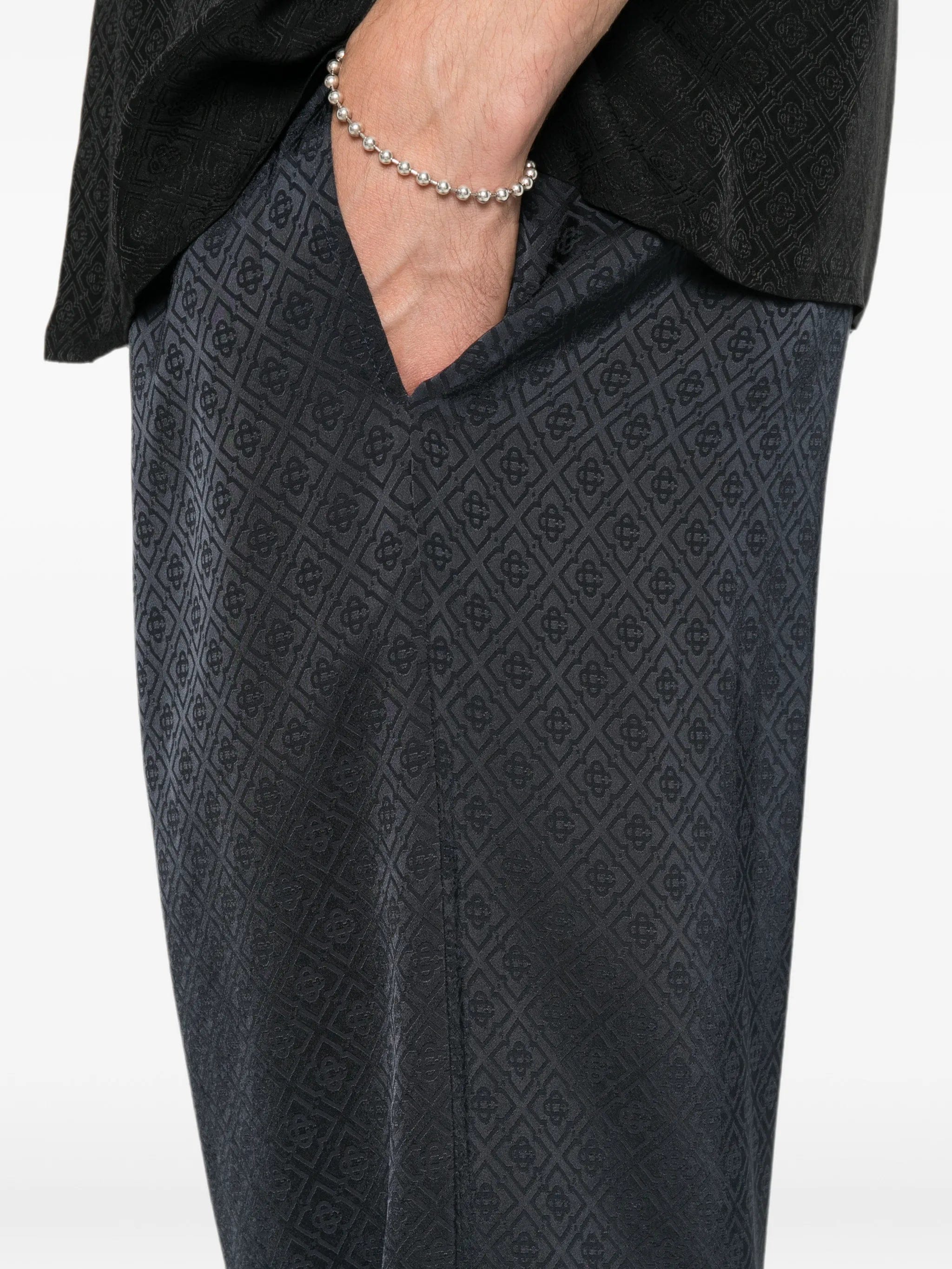 Casablanca monogram - jacquard trousers